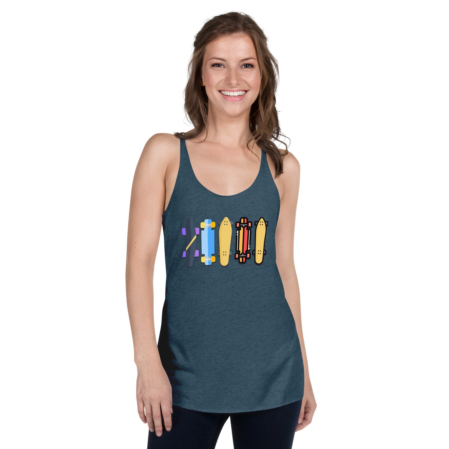 Skateboard Decks Women's Racerback Tank