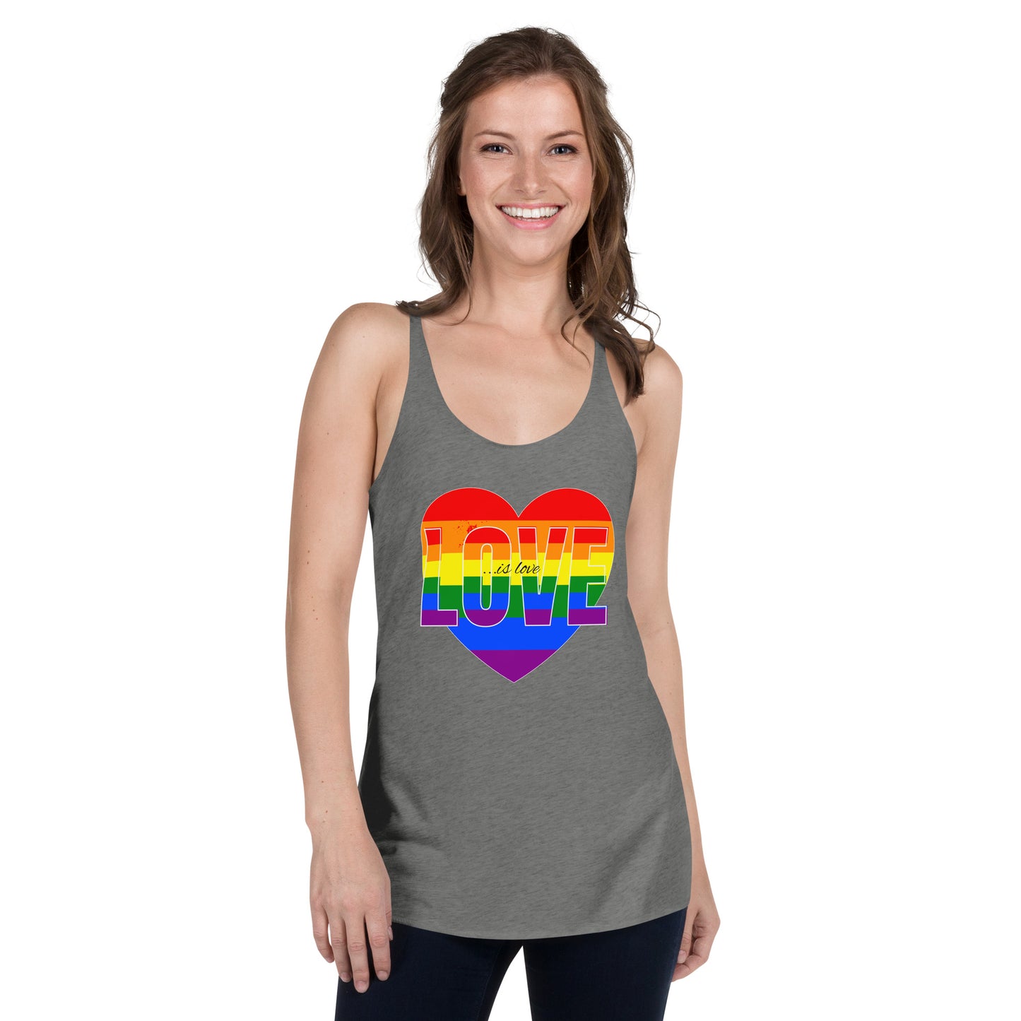 Love Is Love Women's Racerback Tank