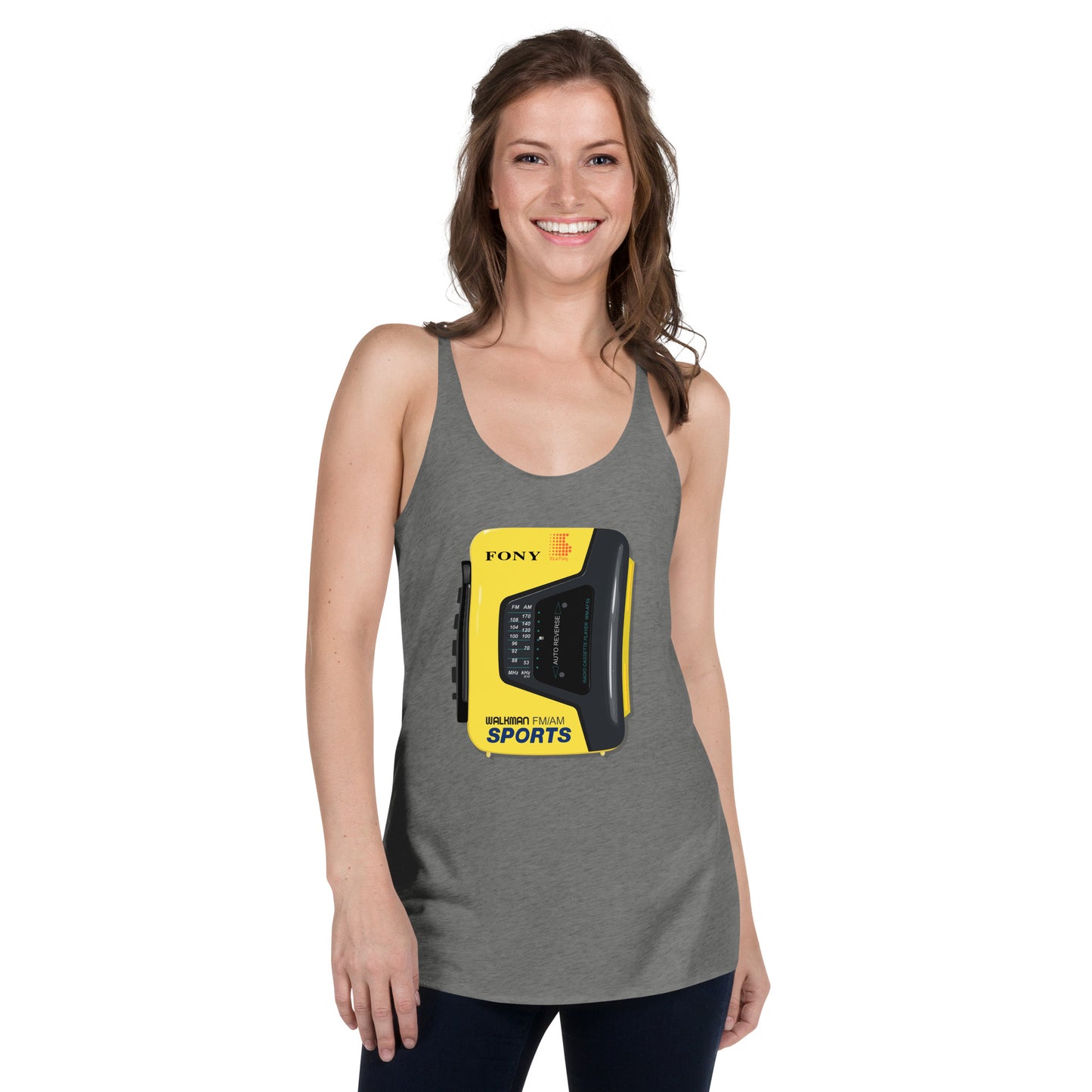 FONY Sports Walkman Women's Racerback Tank