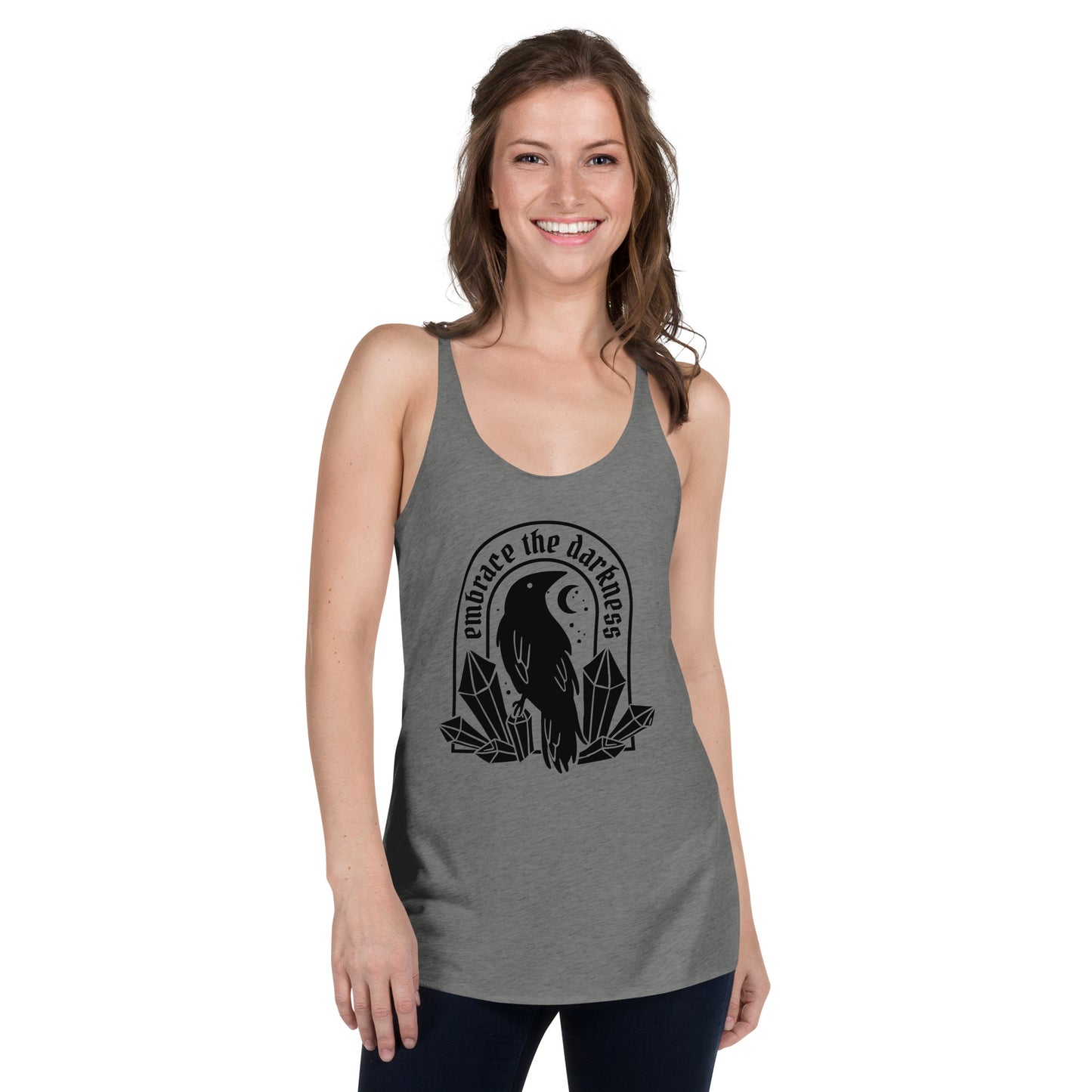 Embrace the Darkness Women's Racerback Tank