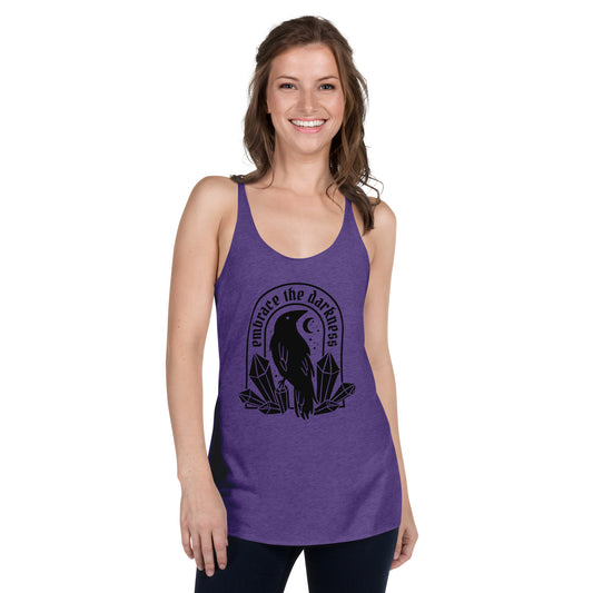 Embrace the Darkness Women's Racerback Tank