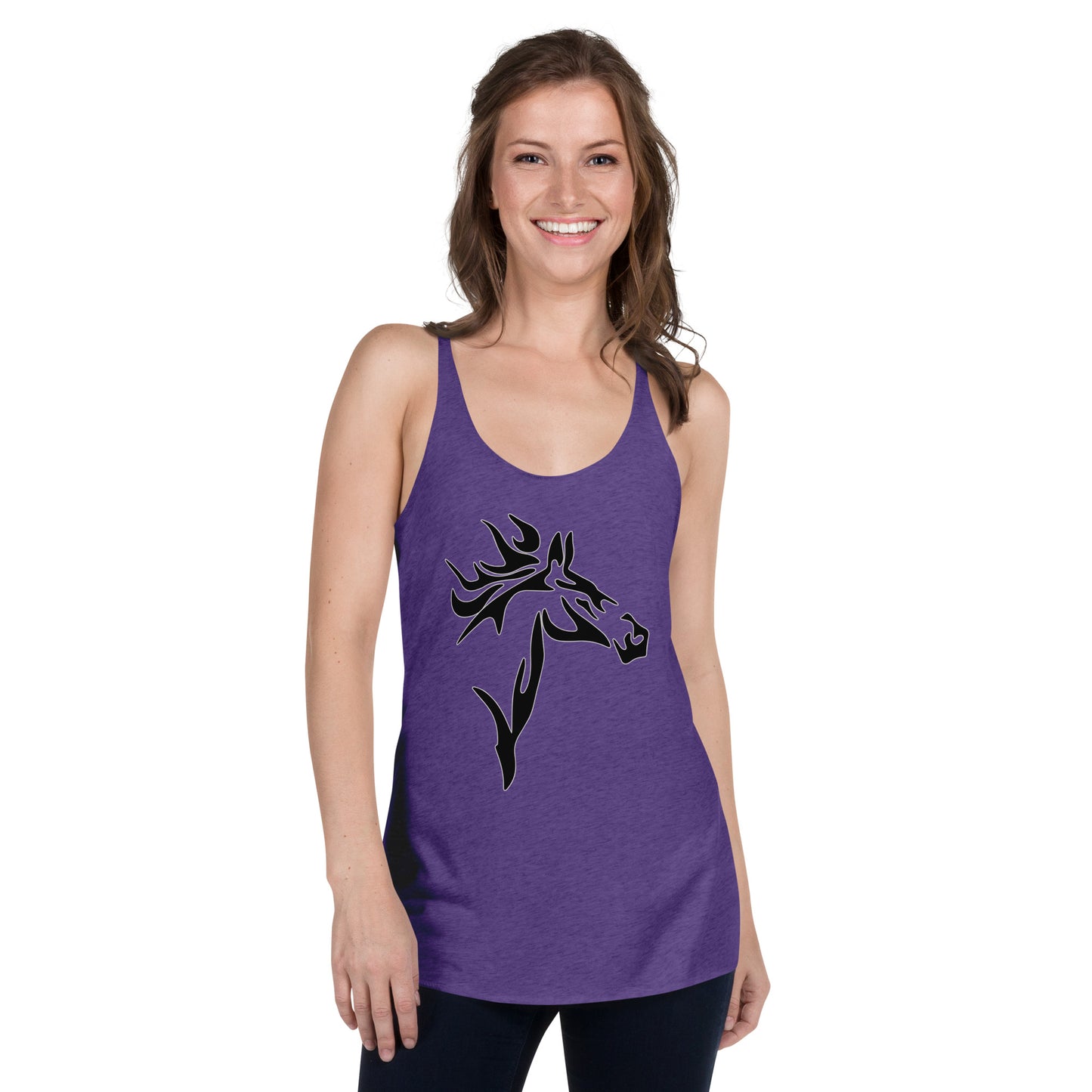 Horse with the Flaming Mane Women's Racerback Tank