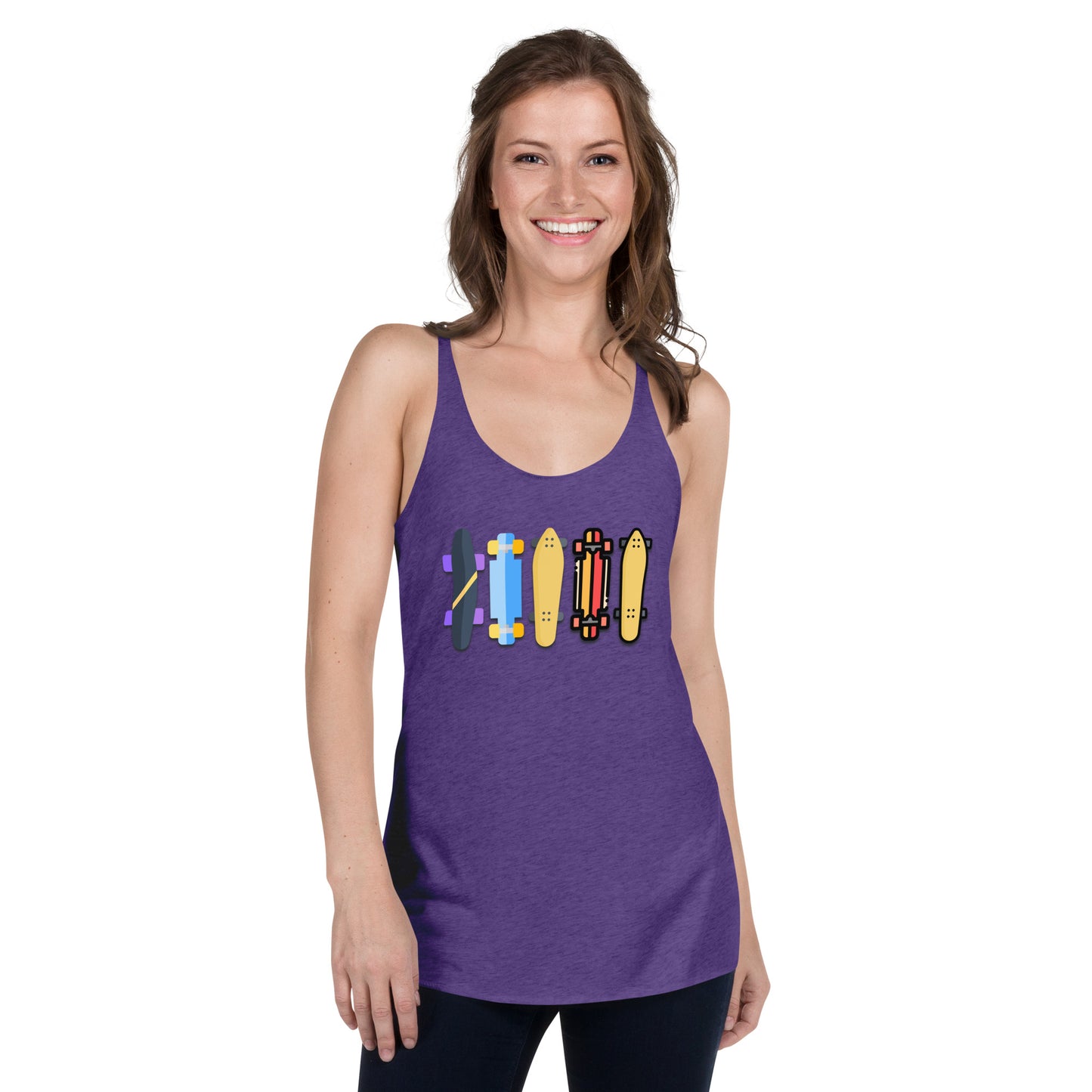 Skateboard Decks Women's Racerback Tank