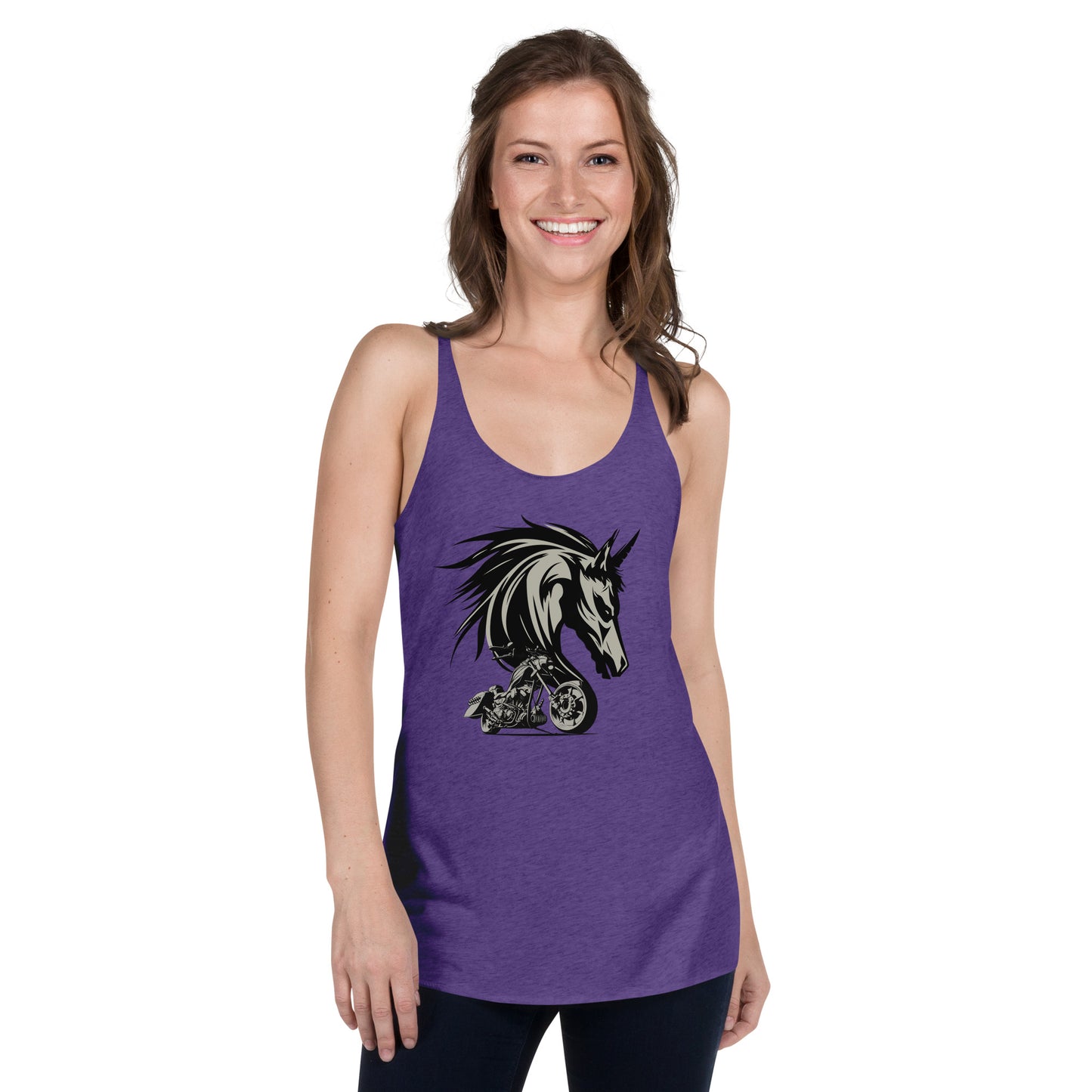 Spirit of a Steel Horse Women's Racerback Tank