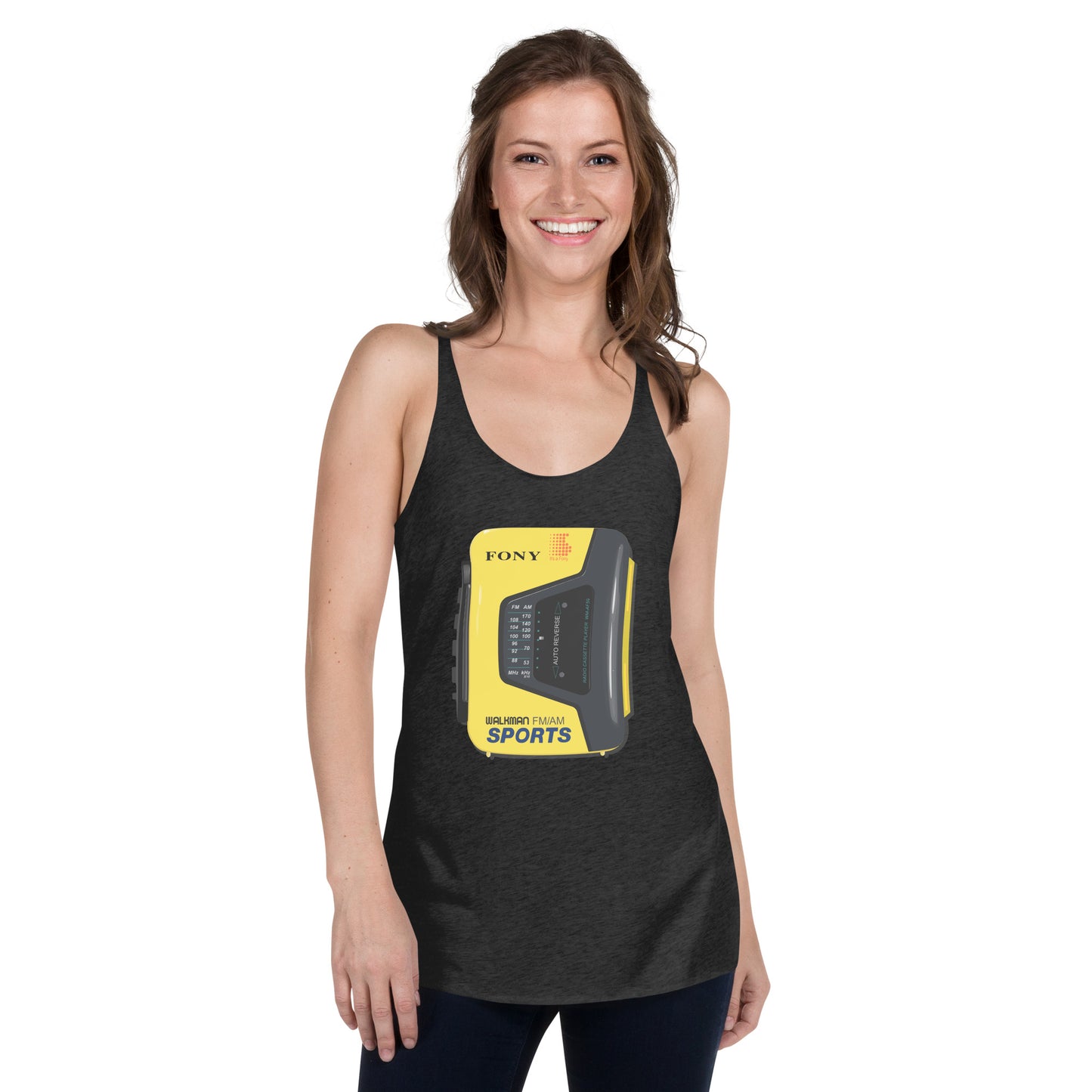 FONY Sports Walkman Women's Racerback Tank