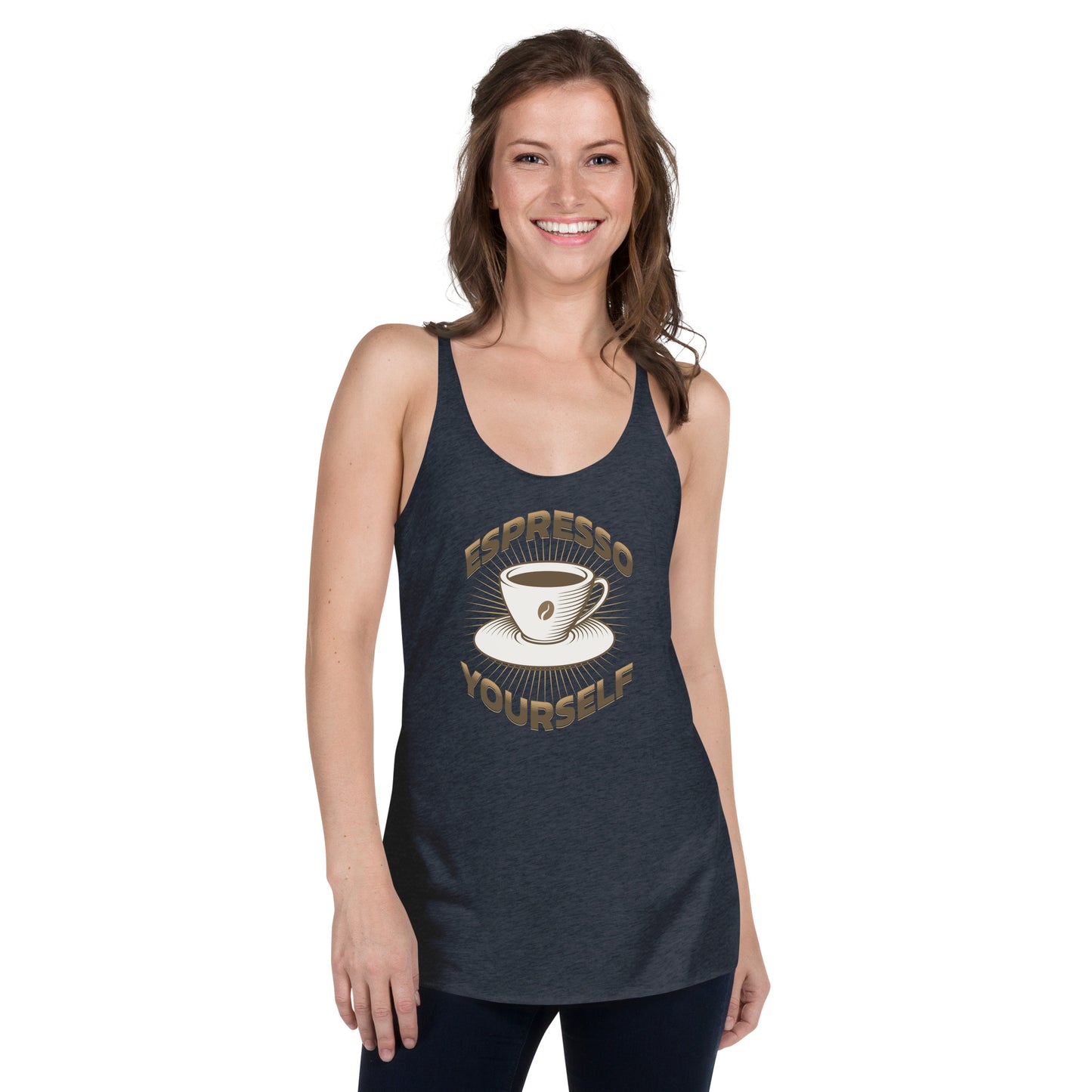 Coffee Espresso Yourself Women's Racerback Tank