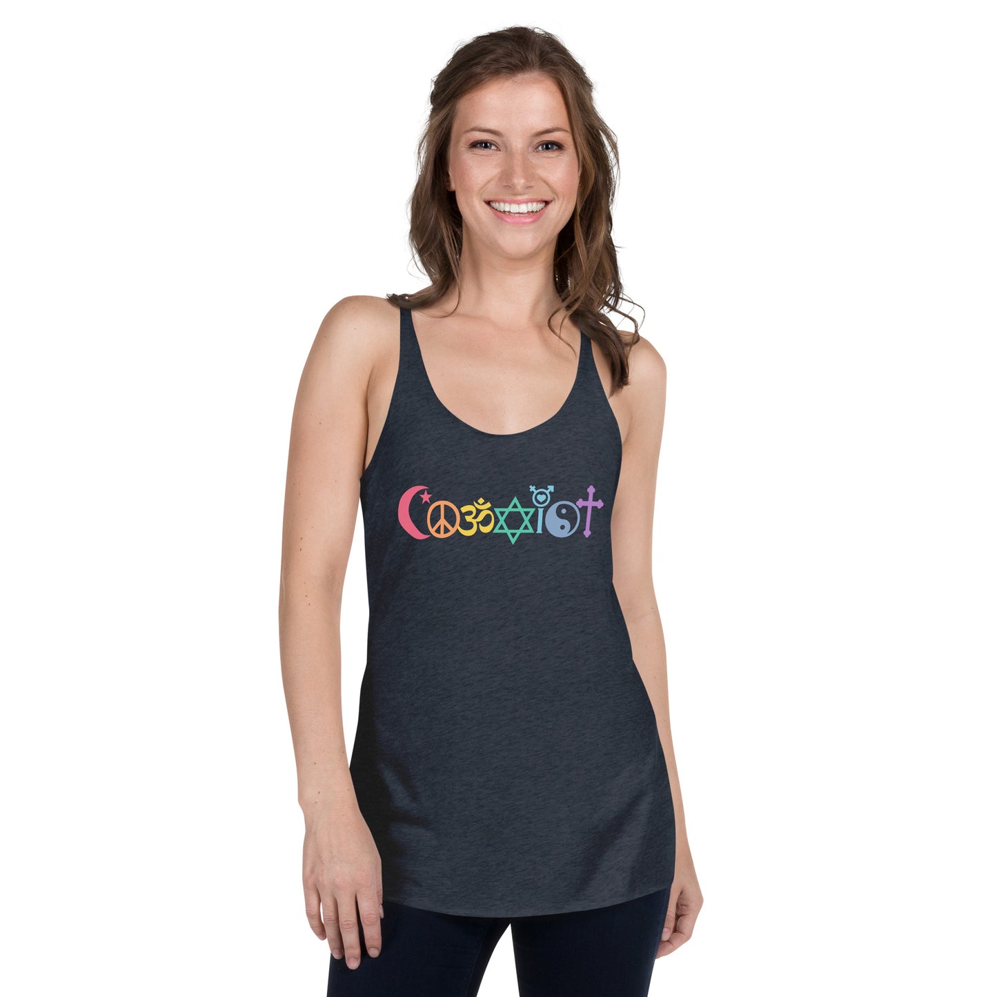 Coexist Rainbow Women's Racerback Tank