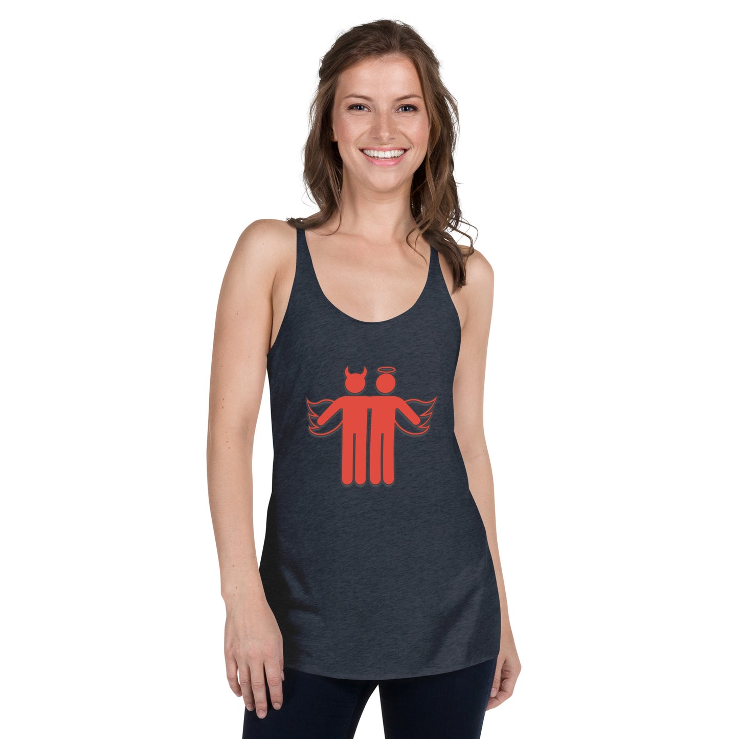 Devil & Angel Women's Racerback Tank