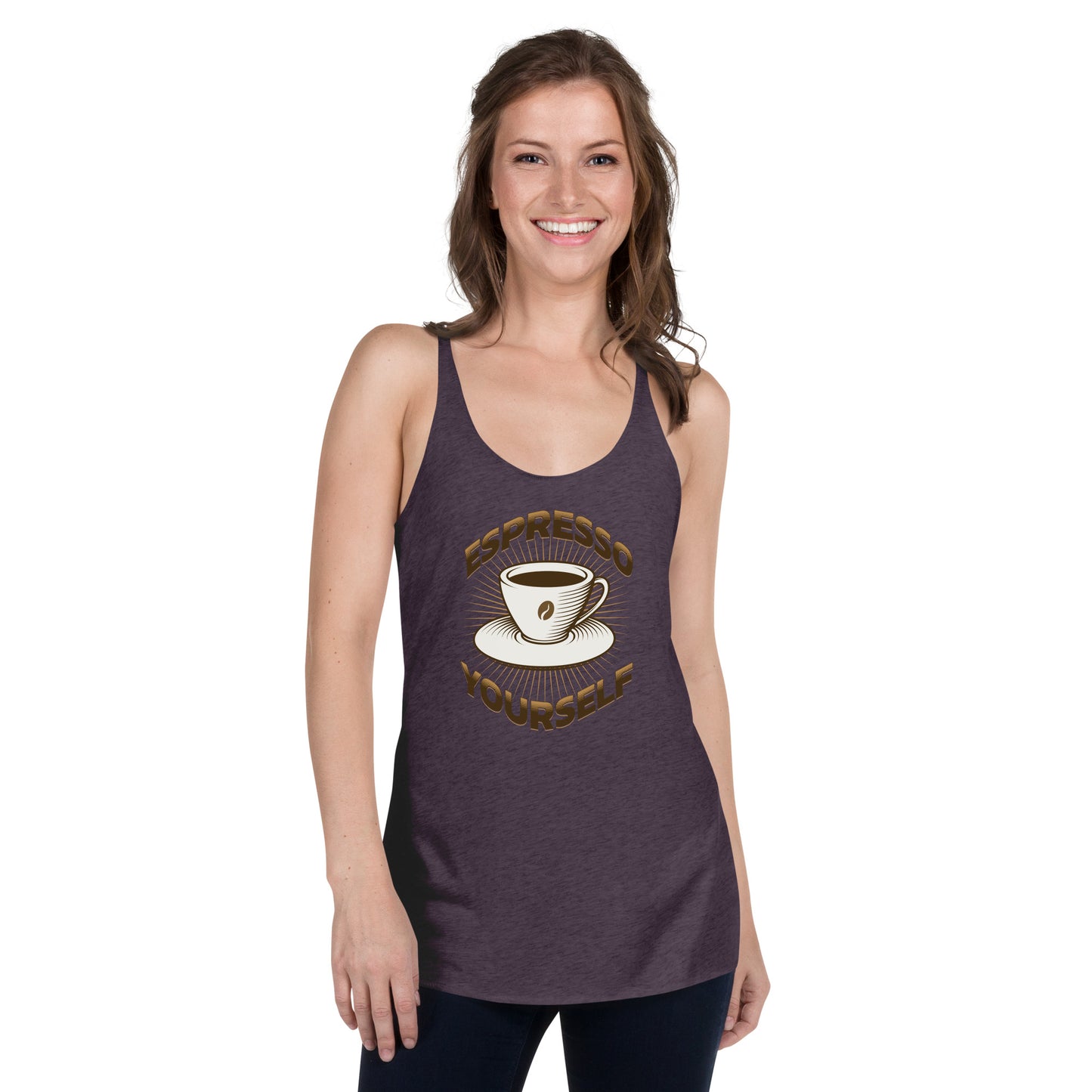 Coffee Espresso Yourself Women's Racerback Tank