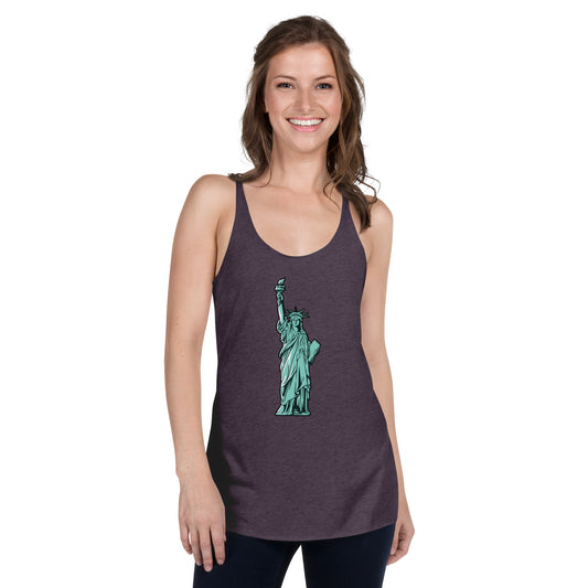 Lady Liberty New York Women's Racerback Tank