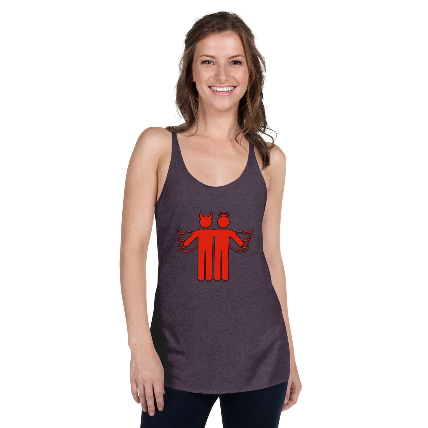 Devil & Angel Women's Racerback Tank