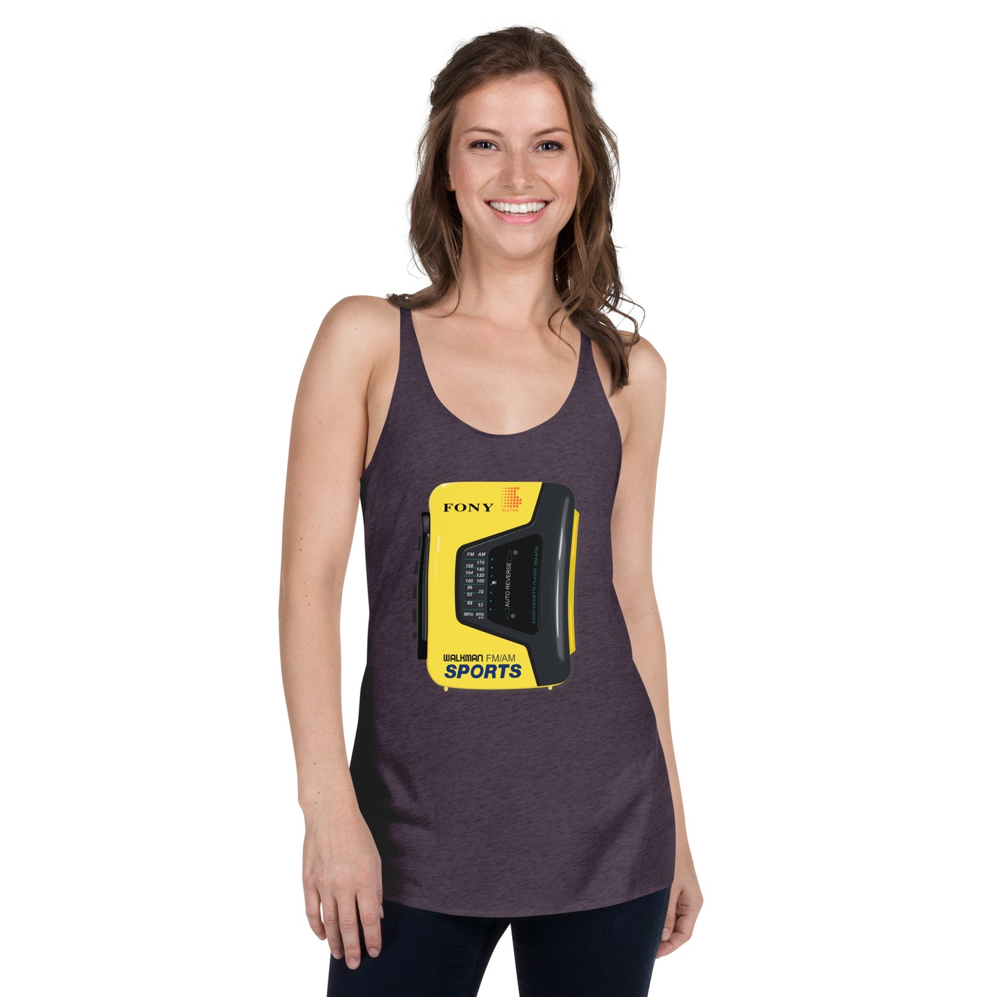 FONY Sports Walkman Women's Racerback Tank