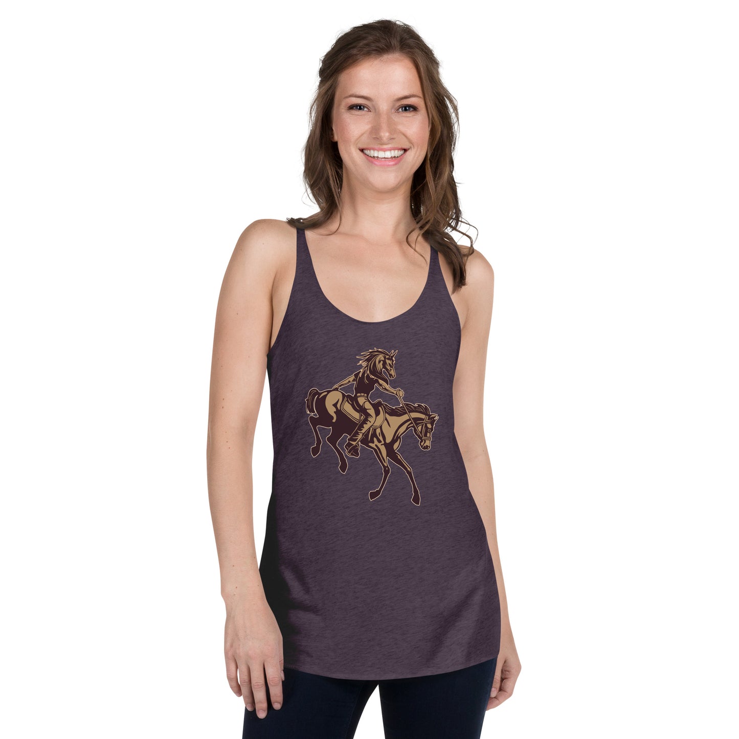 Horse-Man Women's Racerback Tank