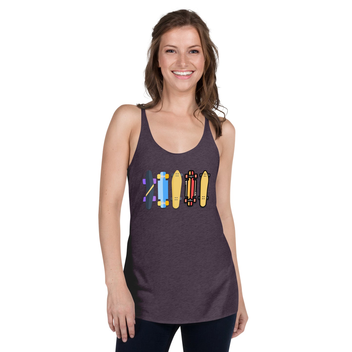 Skateboard Decks Women's Racerback Tank