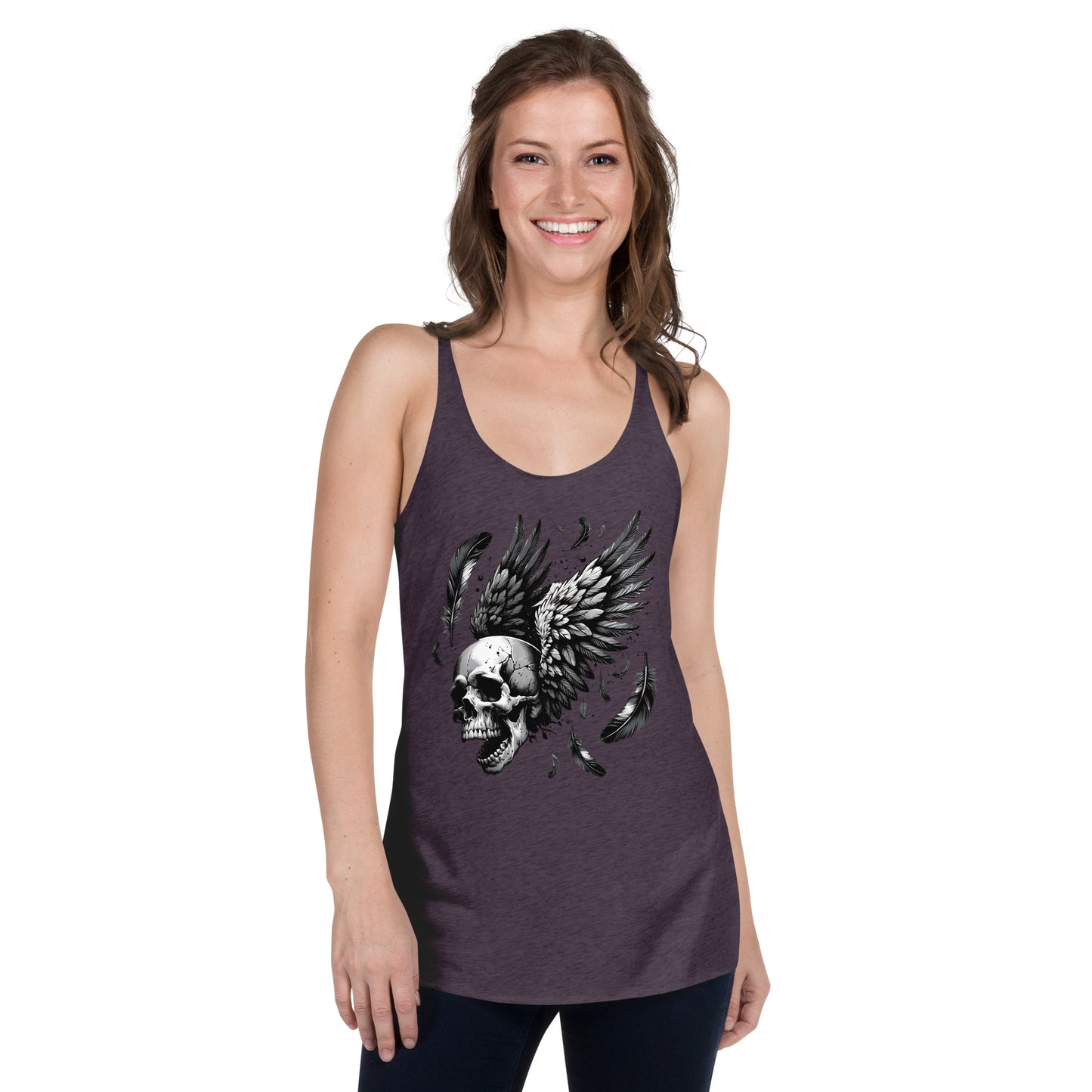 Flying Skull Women's Racerback Tank