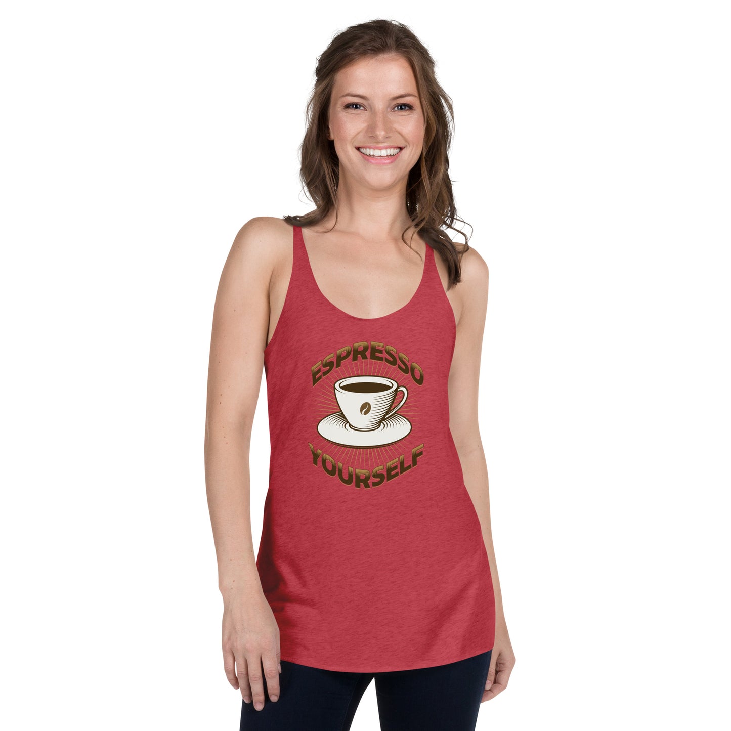 Coffee Espresso Yourself Women's Racerback Tank