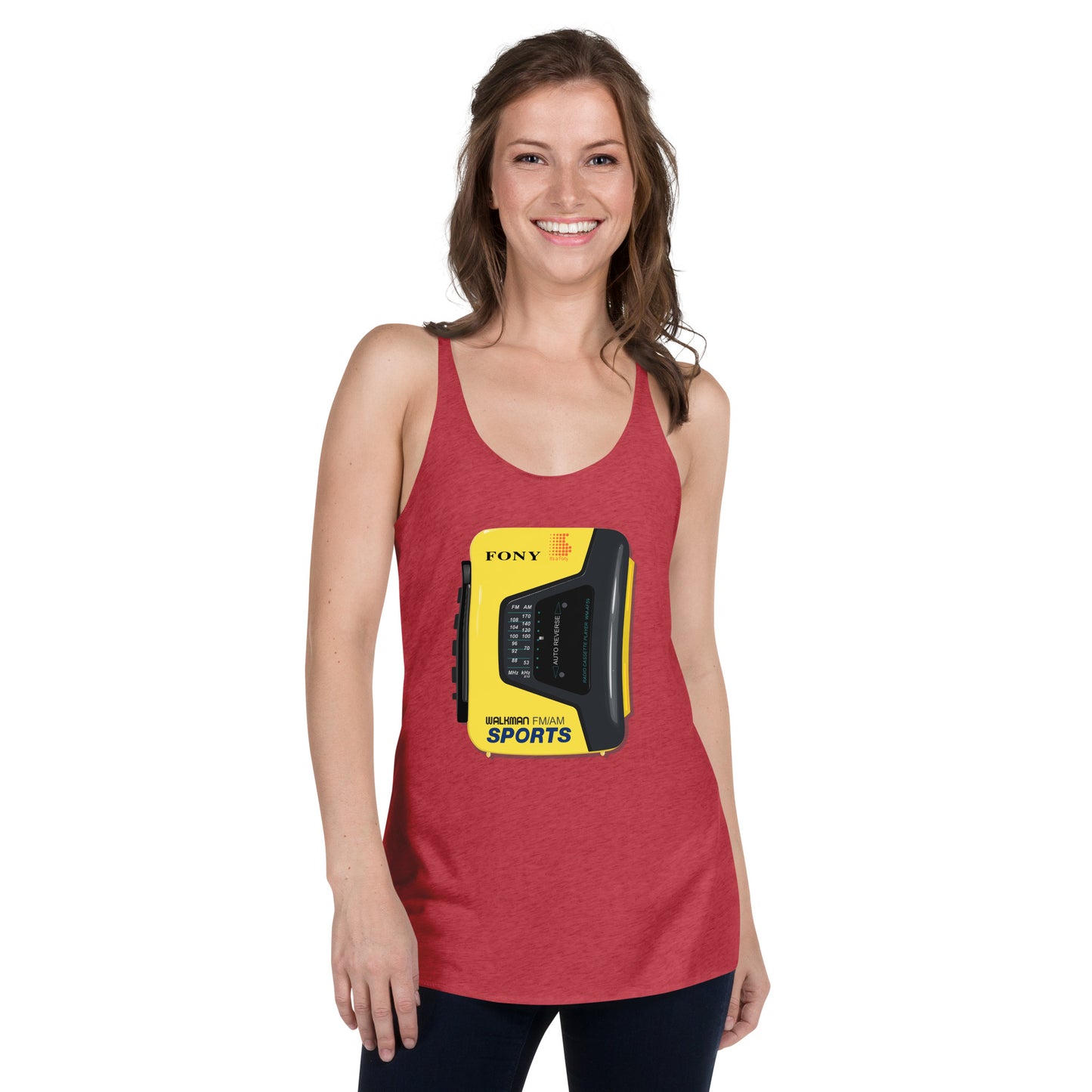 FONY Sports Walkman Women's Racerback Tank