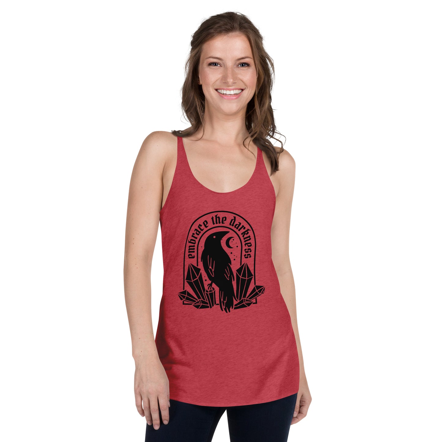 Embrace the Darkness Women's Racerback Tank