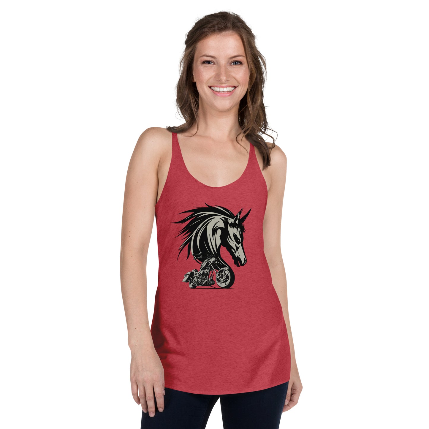 Spirit of a Steel Horse Women's Racerback Tank