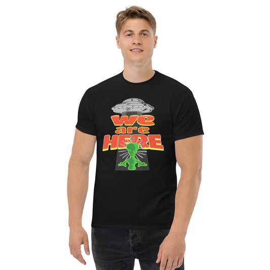 Aliens We Are Here Men's Classic Tee