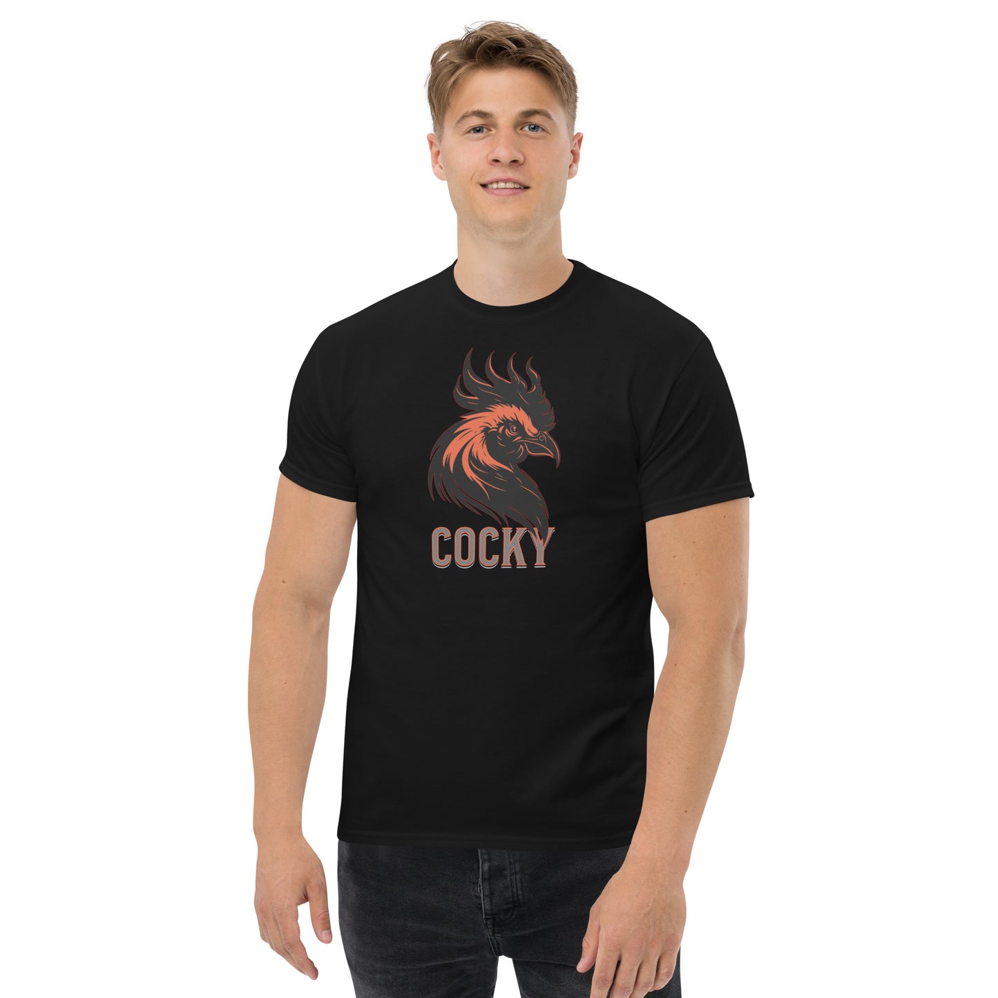 C@#ky Rooster Men's Classic Tee