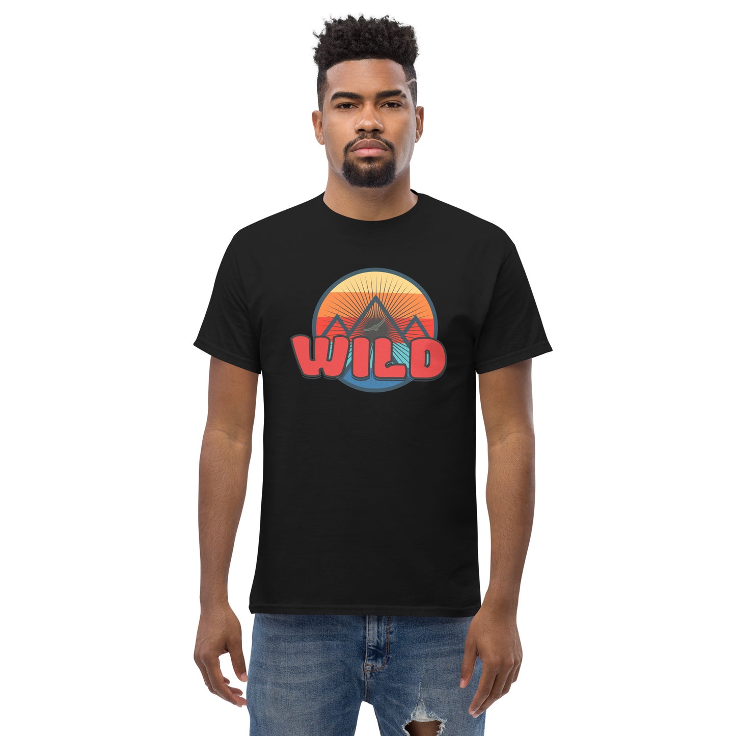 Wild Mountain Sunset Men's Classic Tee