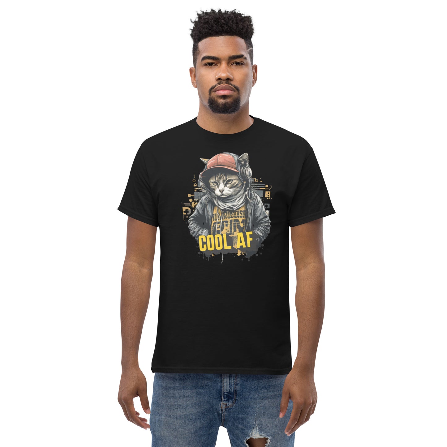 Cool AF Cat Men's Classic Tee