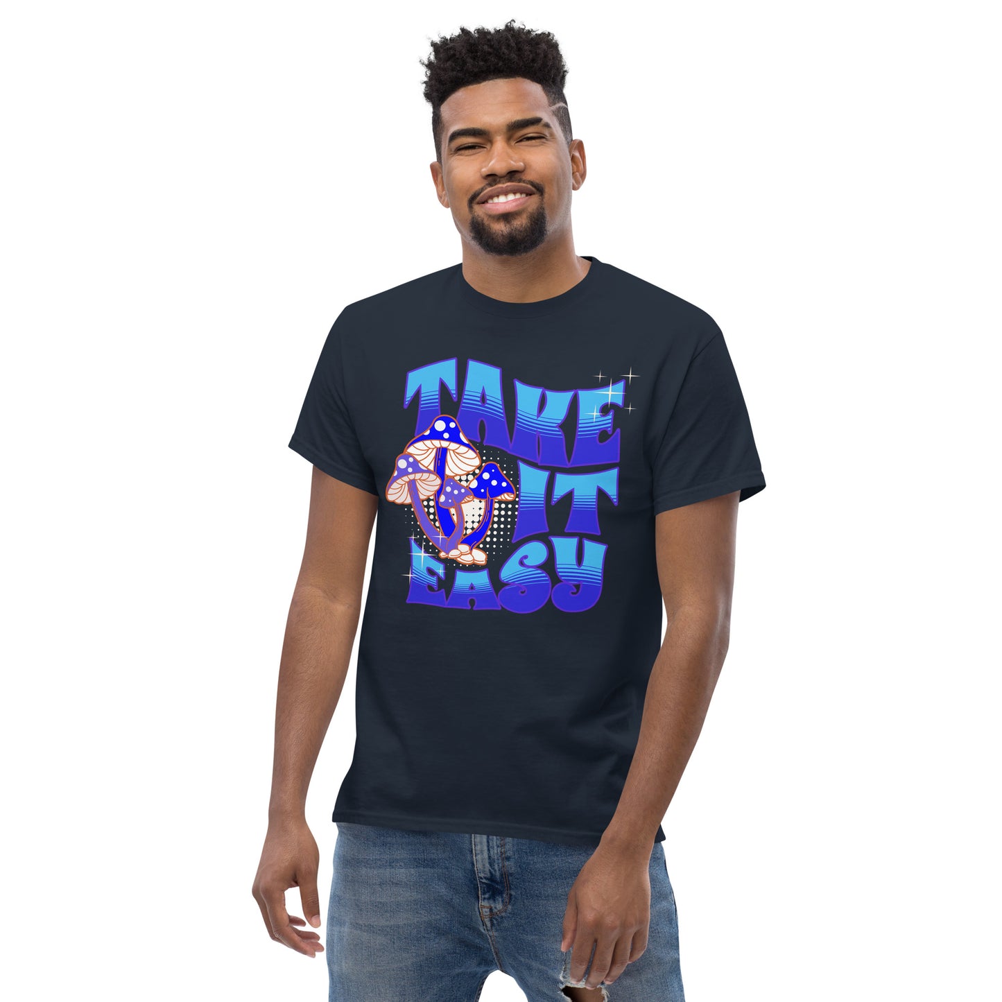 Take It Easy Shrooms Men's Classic Tee