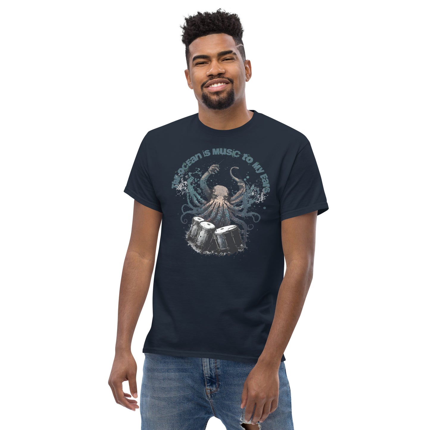 Octopus Drummer Men's Classic Tee