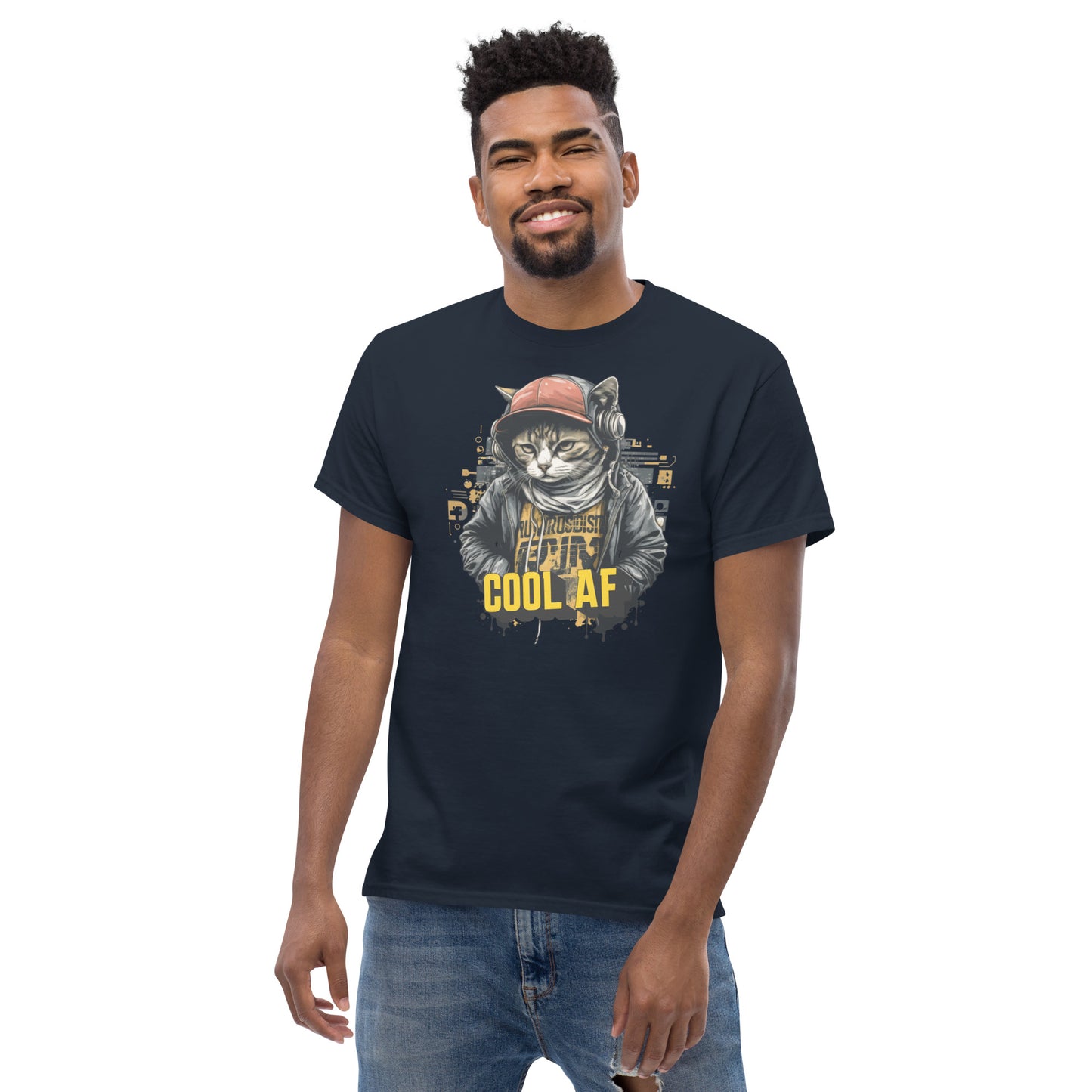 Cool AF Cat Men's Classic Tee