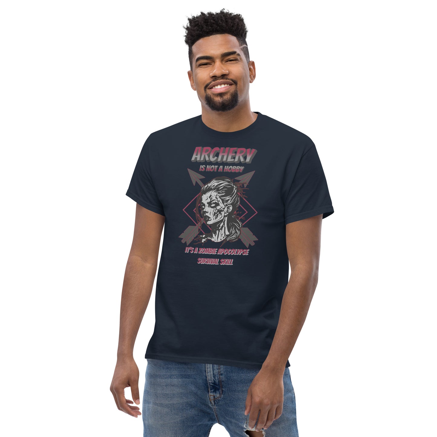 Archery Zombie Apocalypse Men's Classic Tee