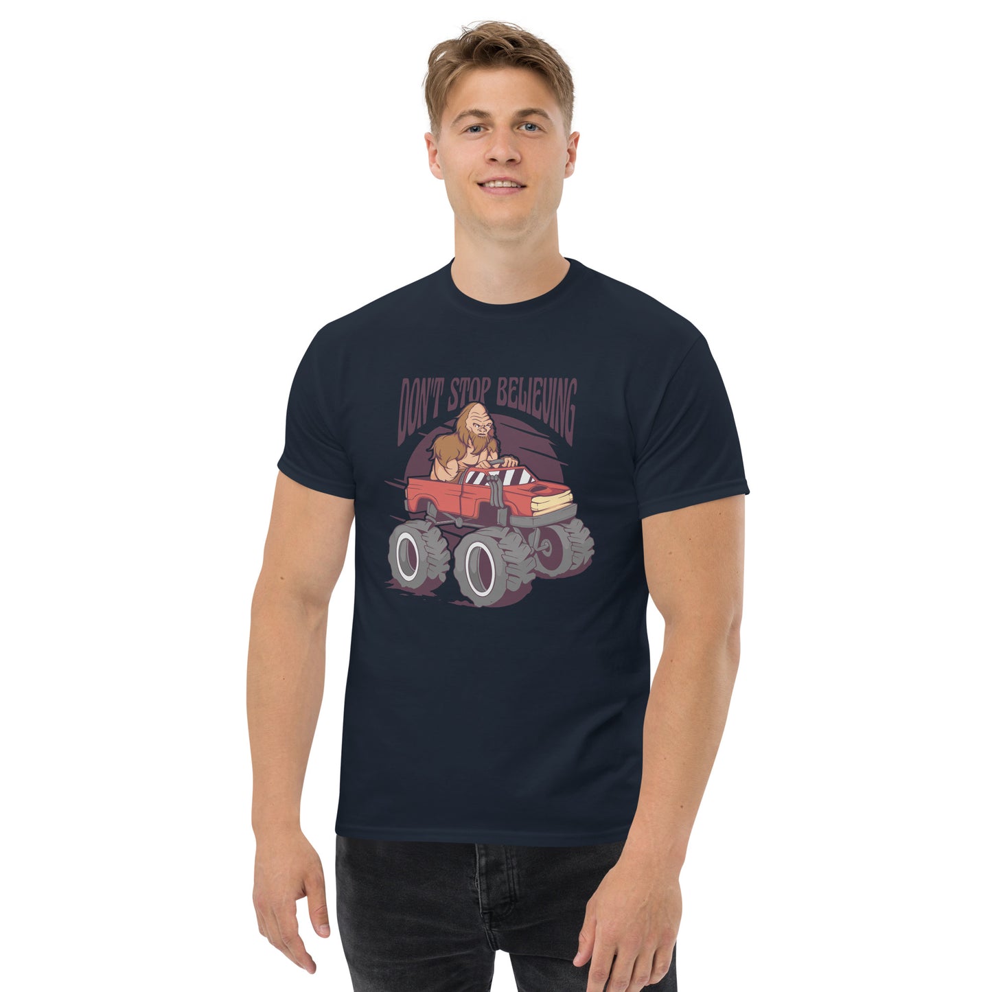 Bigfoot Don't Stop Believing Men's Classic Tee