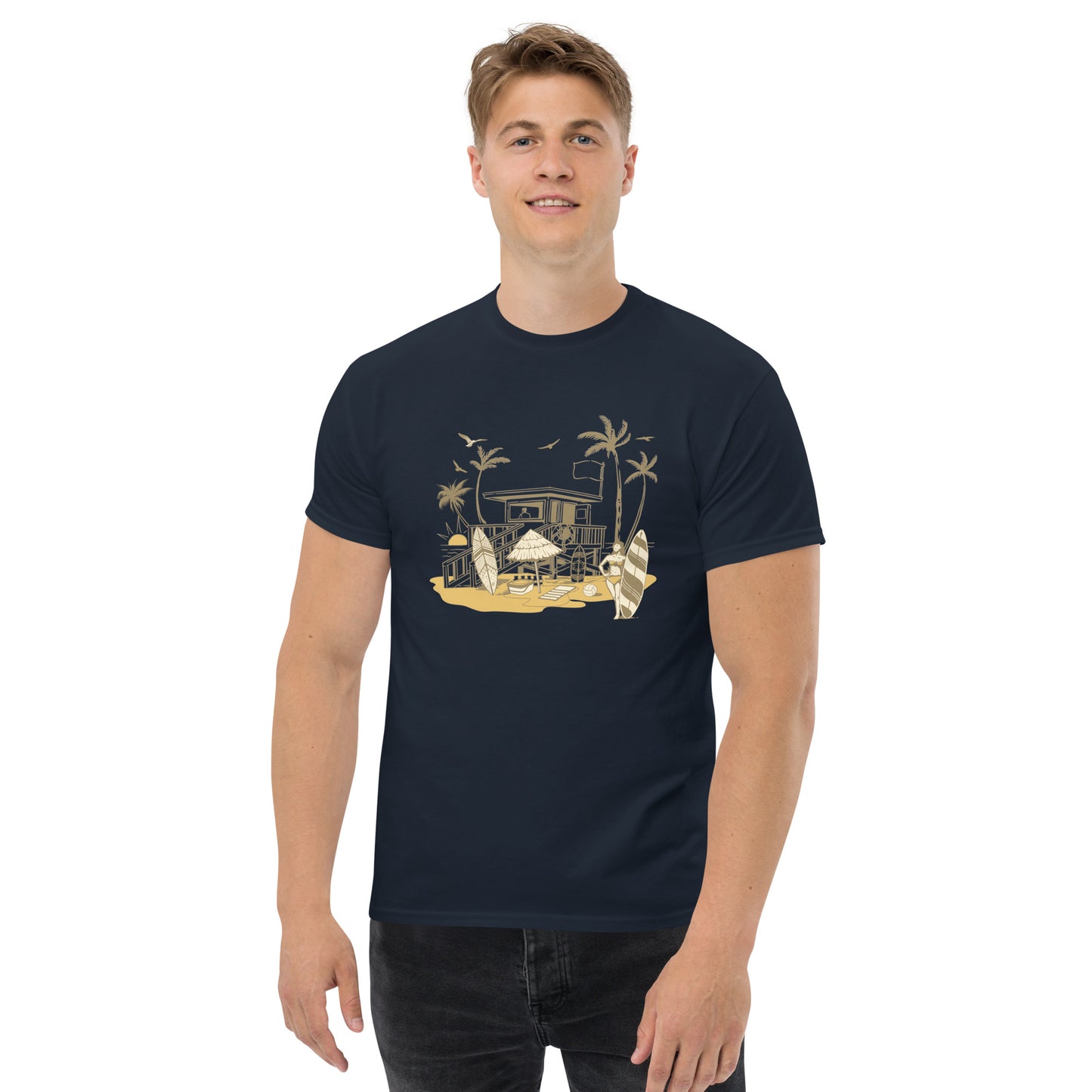 Beach Tower Men's Classic Tee