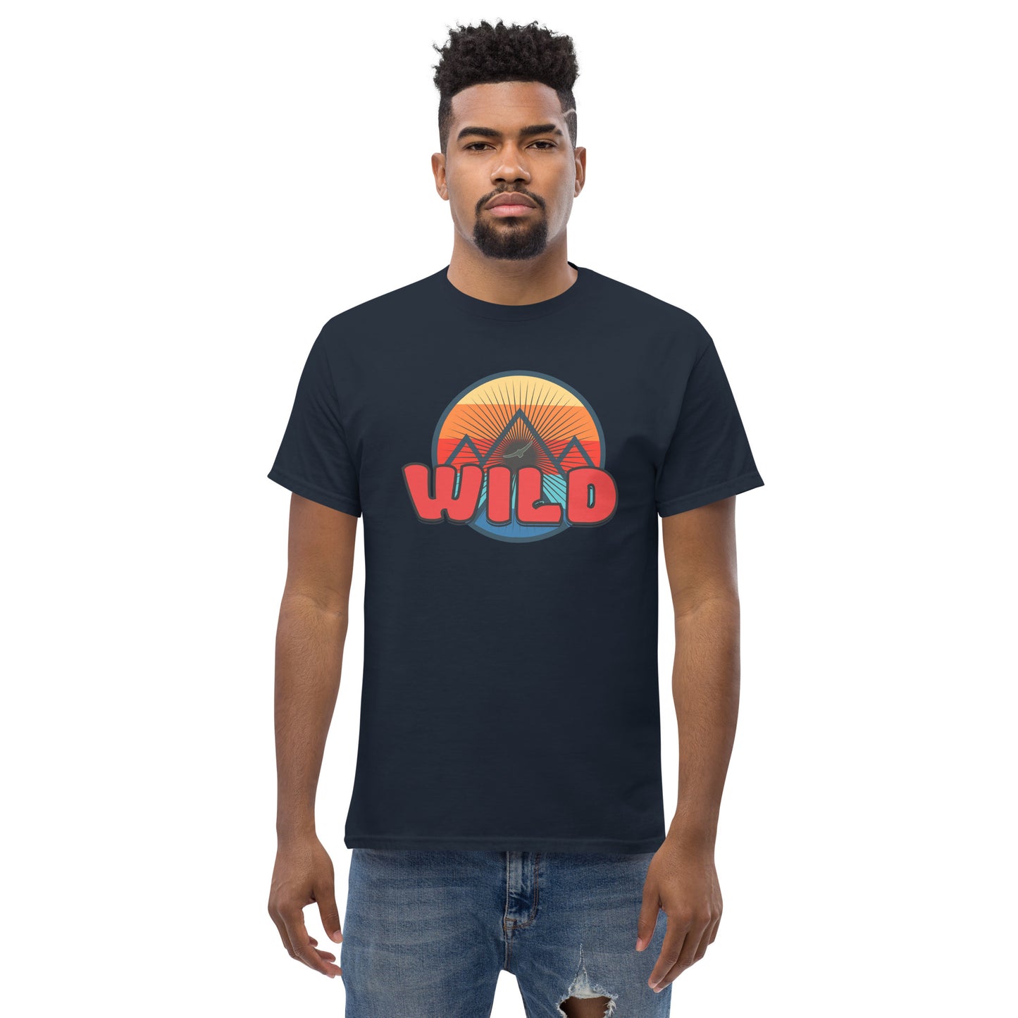 Wild Mountain Sunset Men's Classic Tee