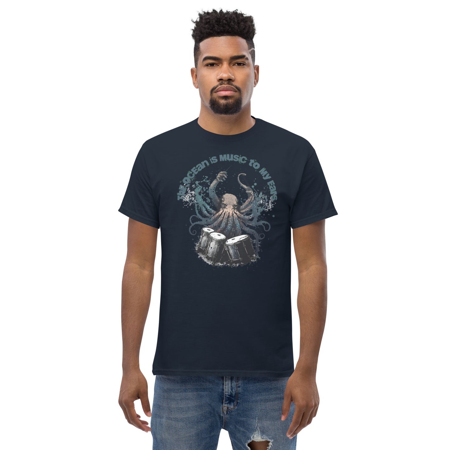 Octopus Drummer Men's Classic Tee