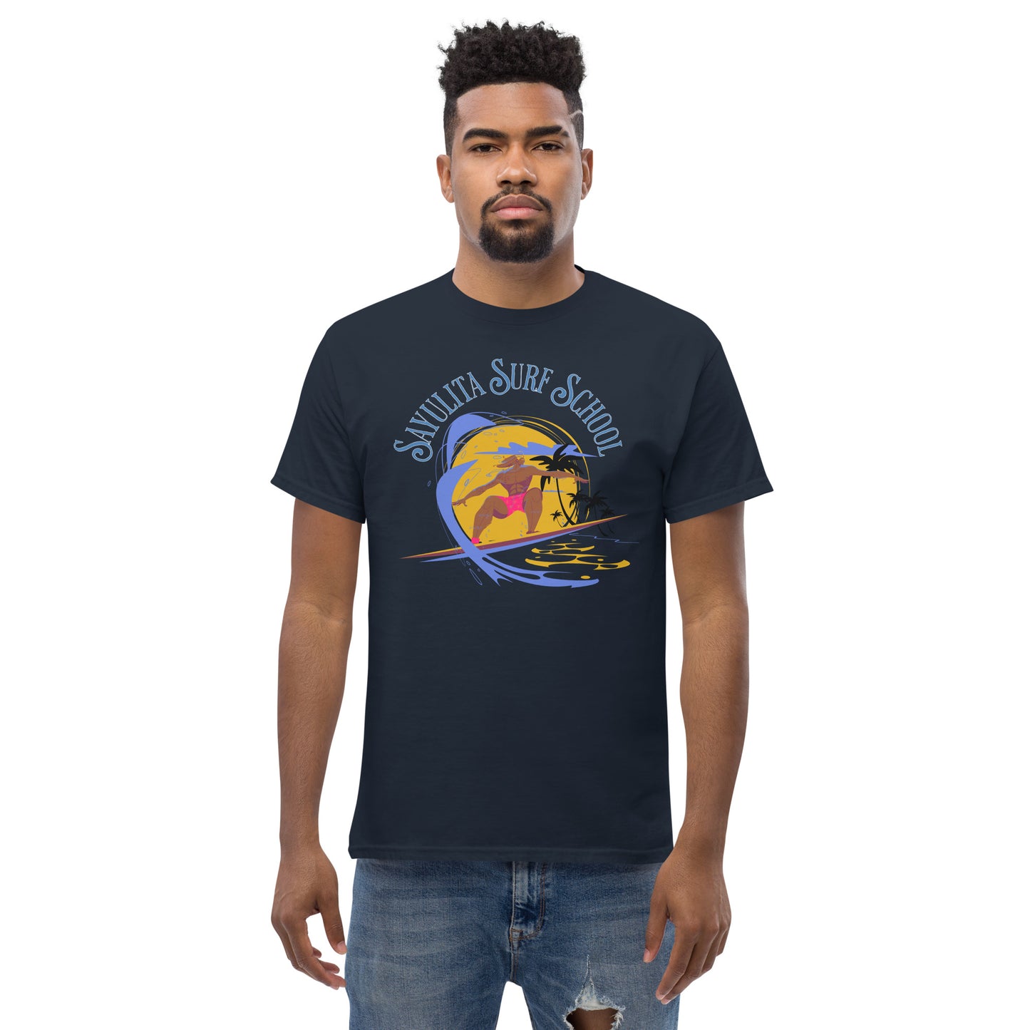 Sayulita Surf School Men's Classic Tee