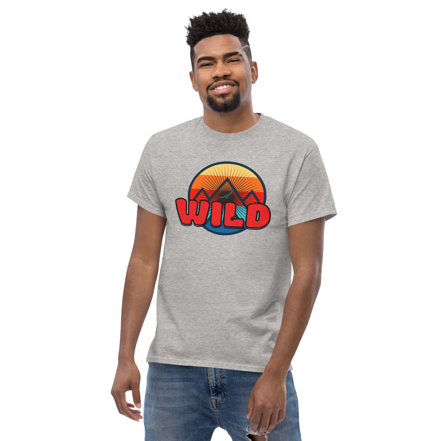 Wild Mountain Sunset Men's Classic Tee