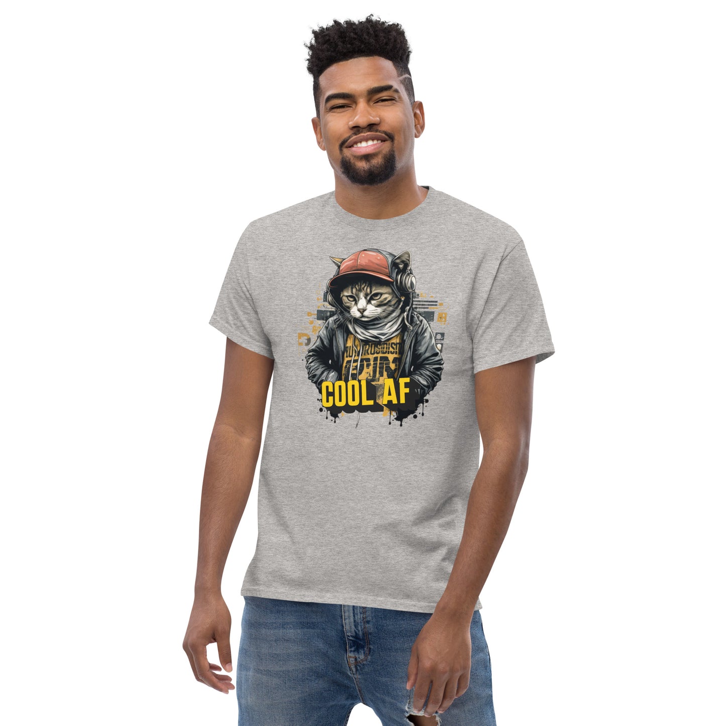 Cool AF Cat Men's Classic Tee