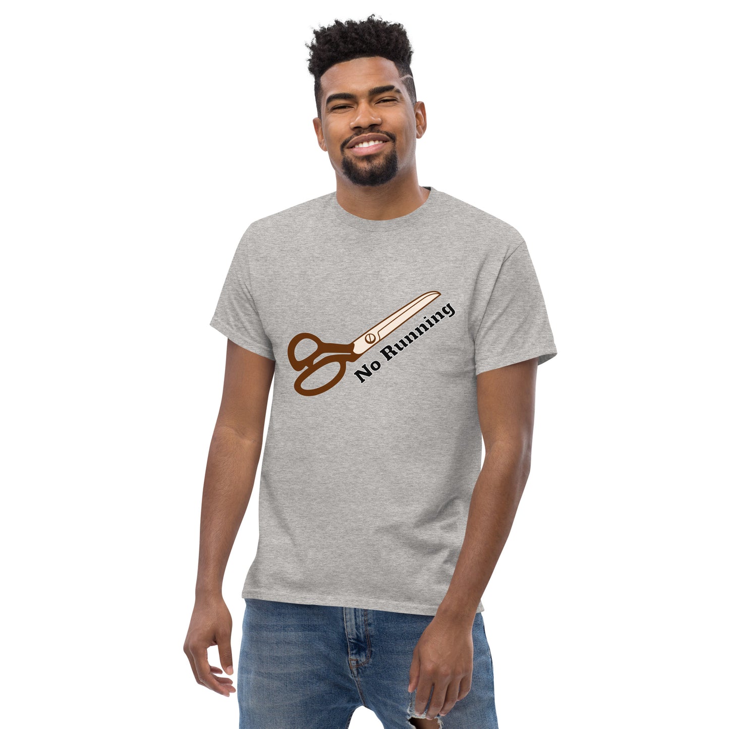 Scissors No Running Men's Classic Tee