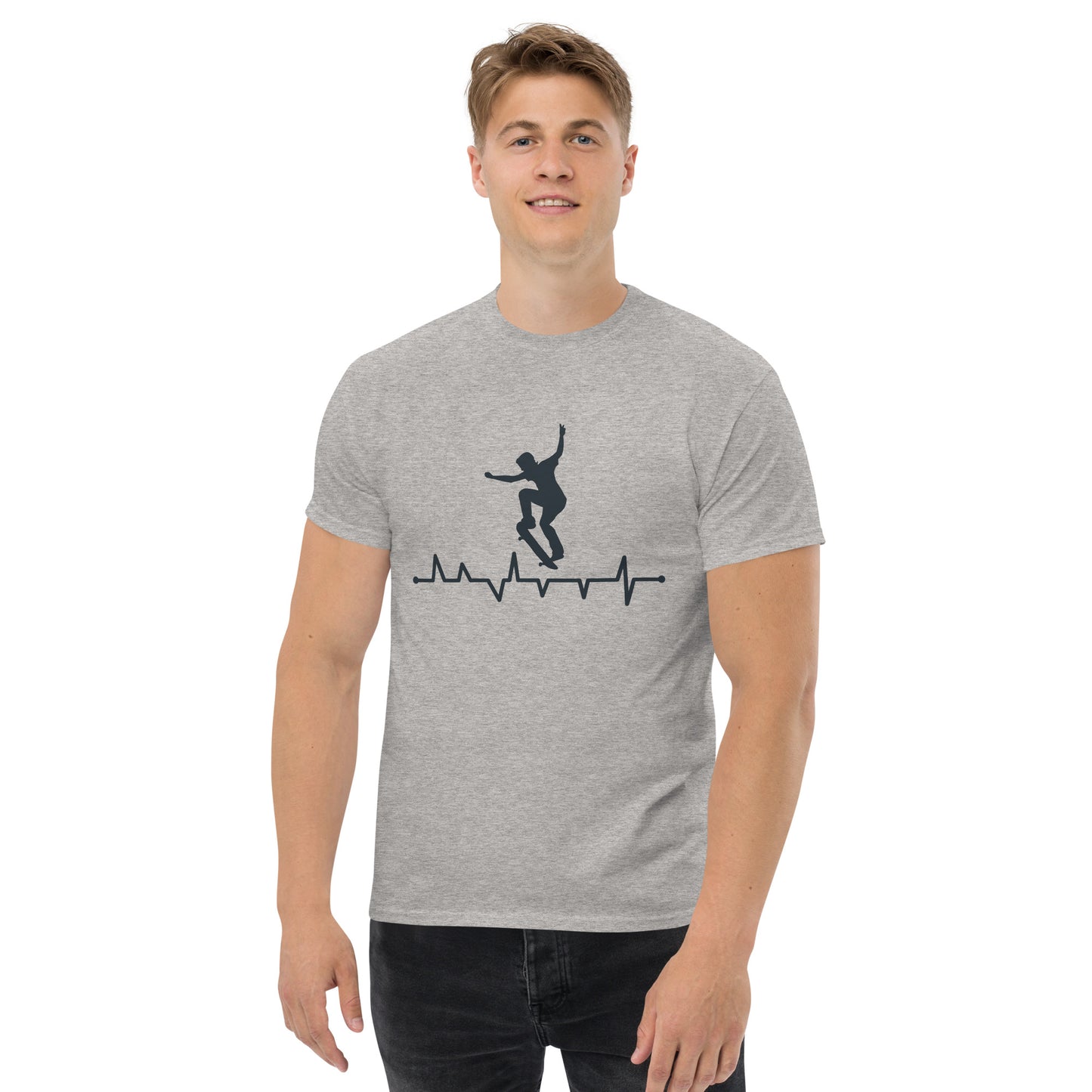 Skater Heartbeat Men's Classic Tee