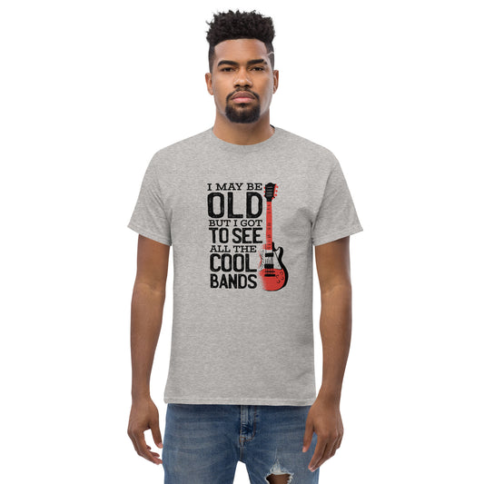 Rock N Roll I May Be Old Men's Classic Tee