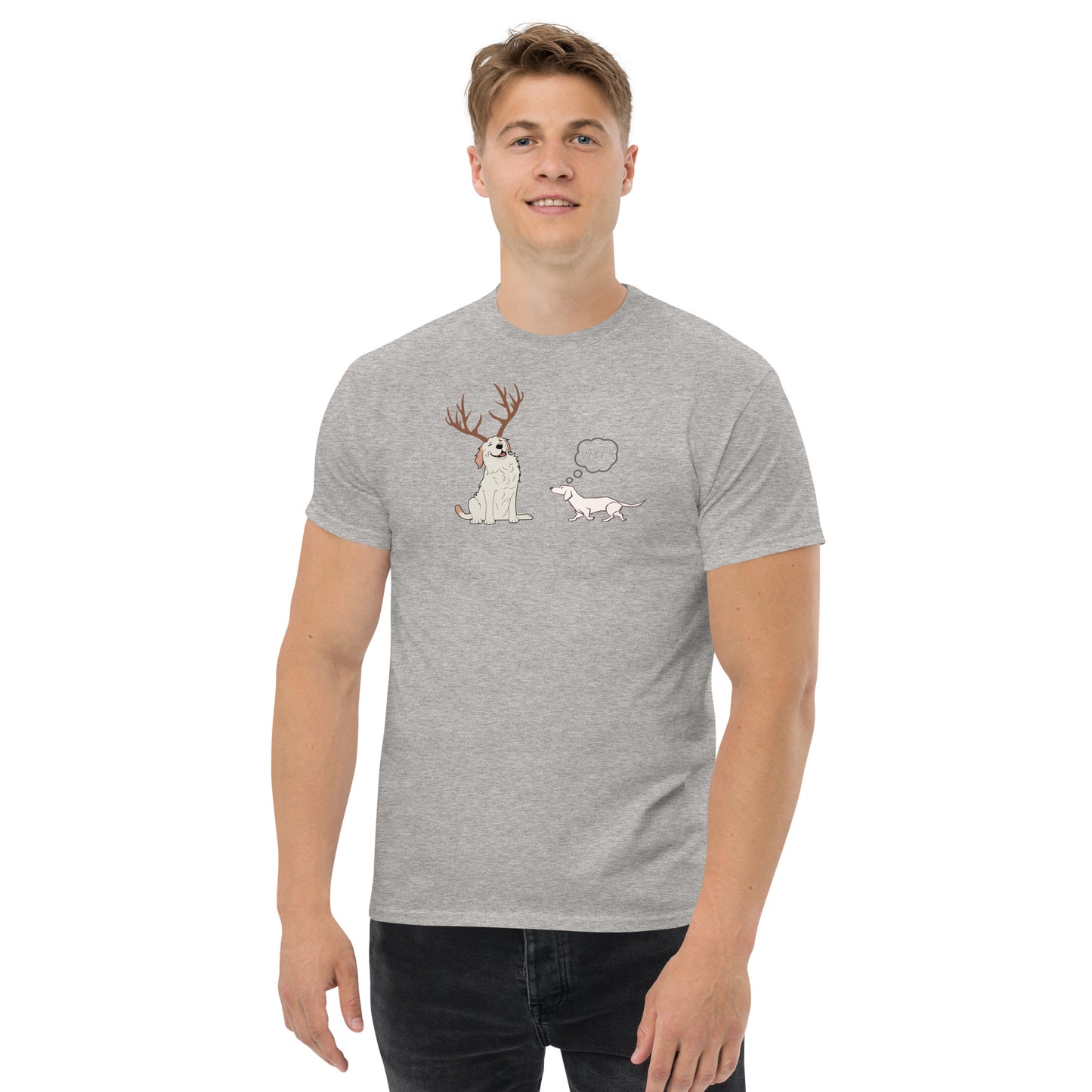 Dog Deer WTF Men's Classic Tee