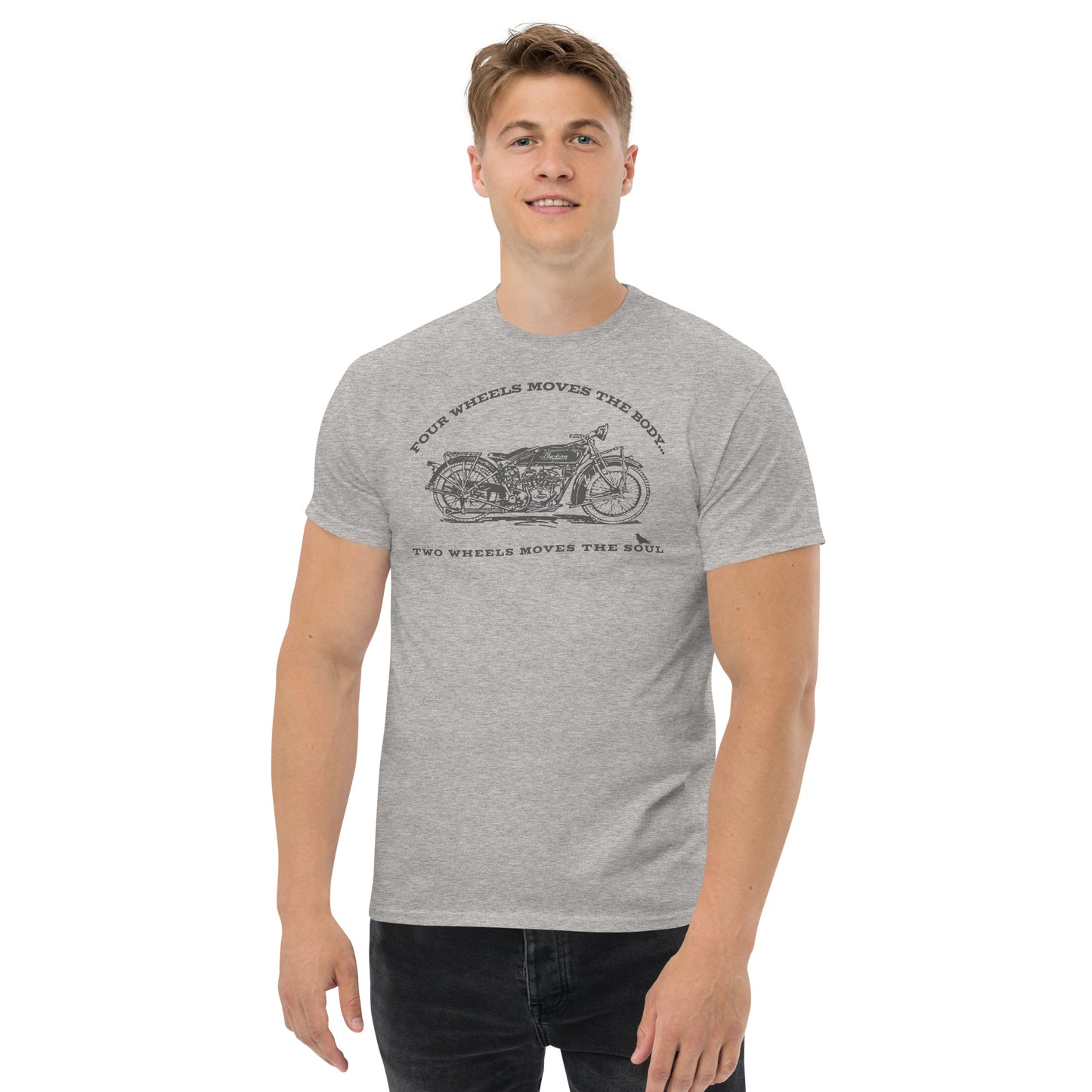 Two Wheels Moves the Soul Men's Classic Tee