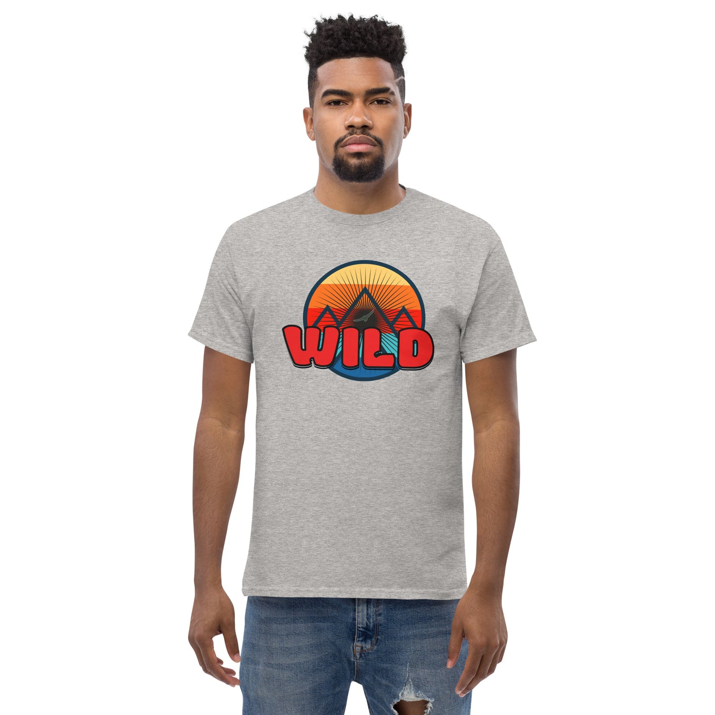 Wild Mountain Sunset Men's Classic Tee