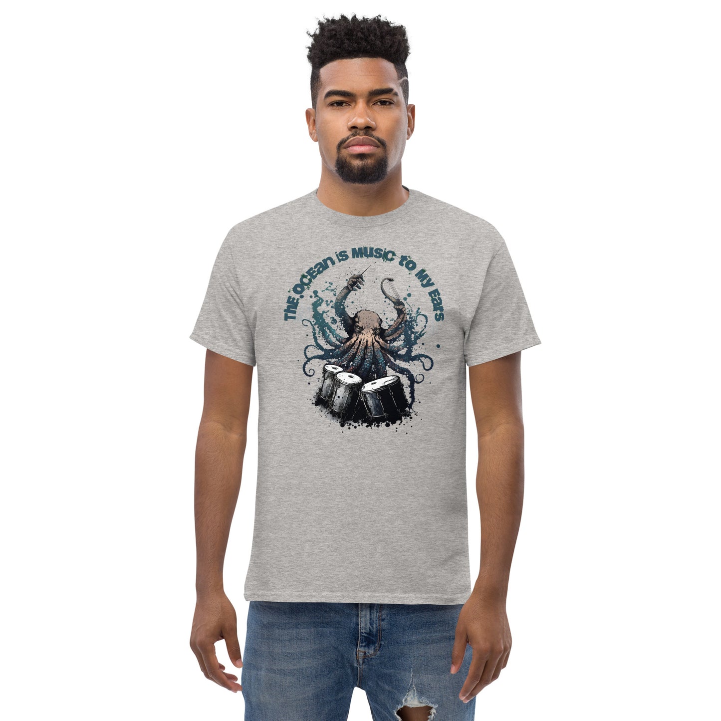 Octopus Drummer Men's Classic Tee