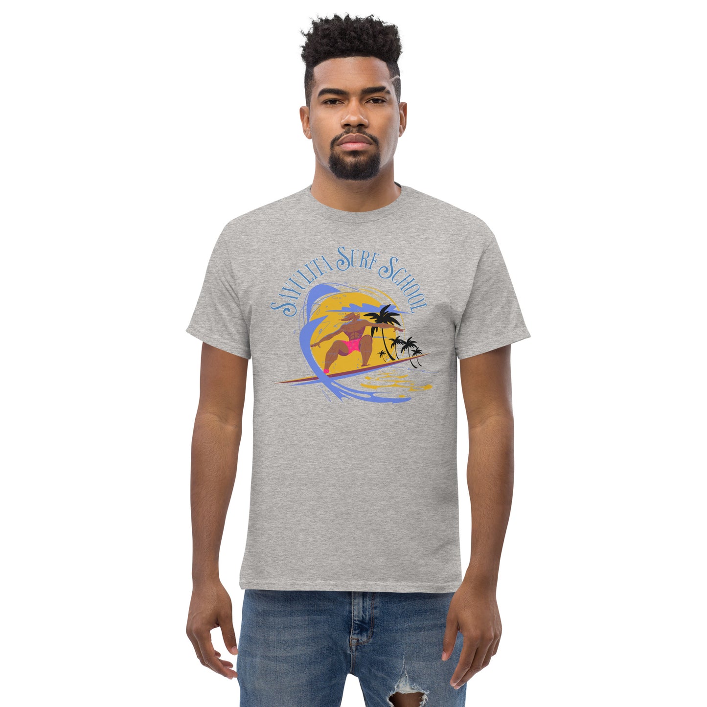 Sayulita Surf School Men's Classic Tee