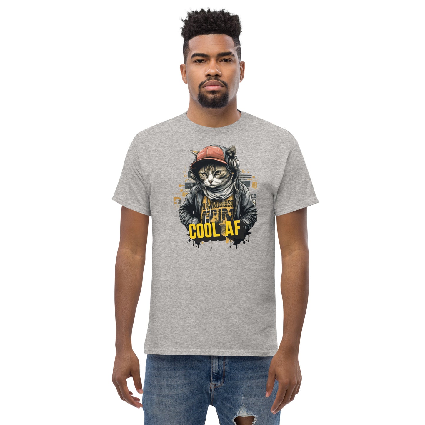 Cool AF Cat Men's Classic Tee