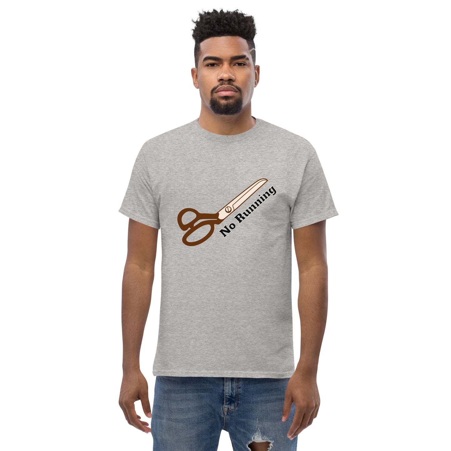 Scissors No Running Men's Classic Tee