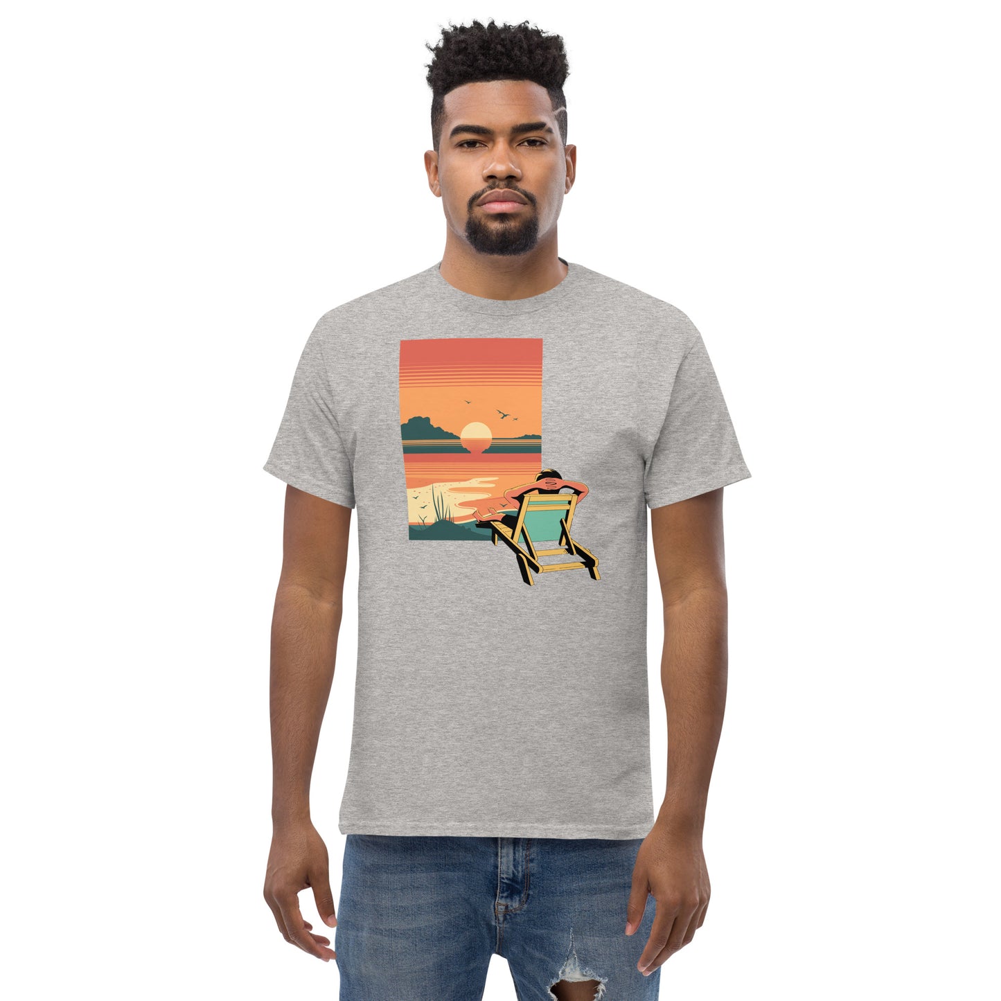 Vacation Mode Sunset Men's Classic Tee