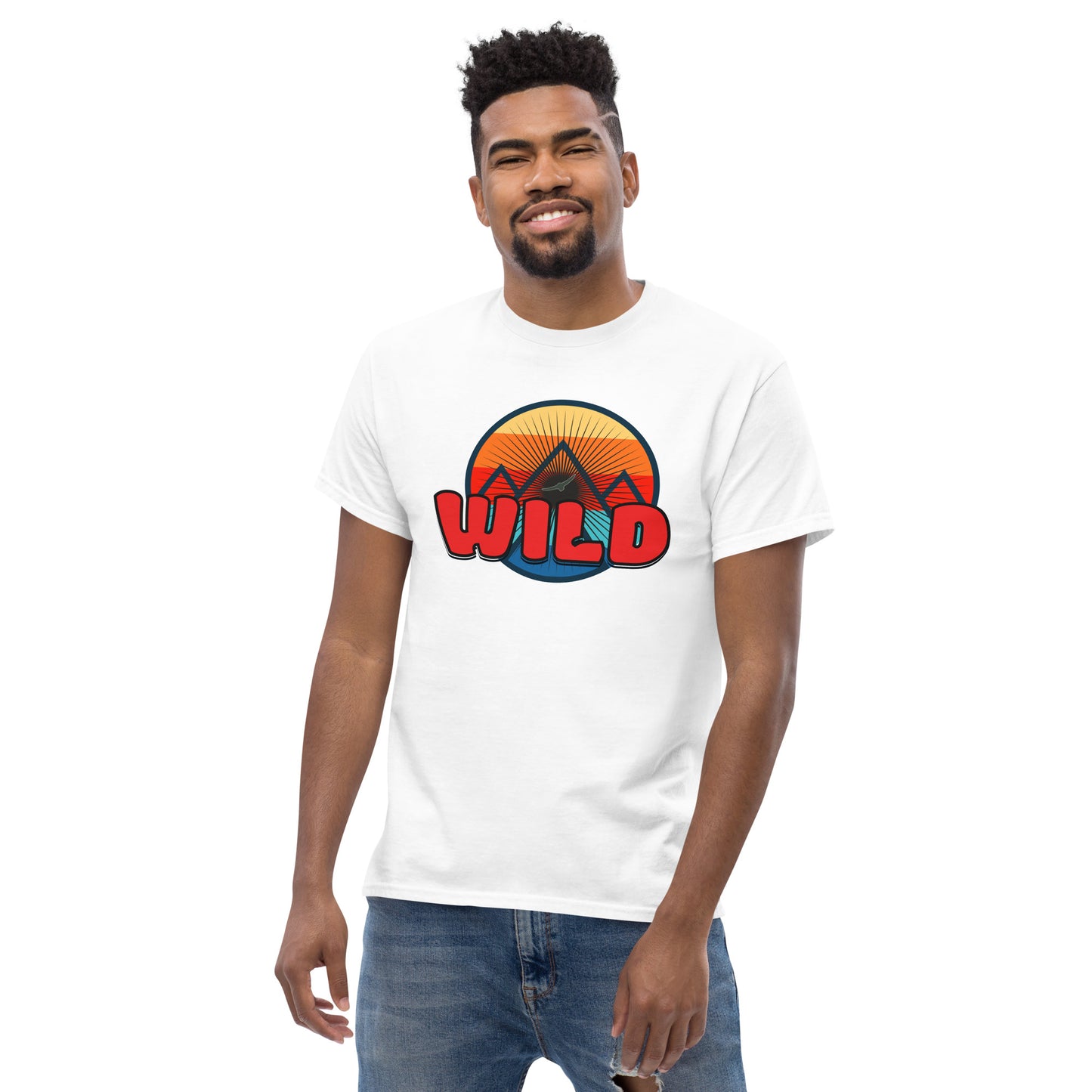 Wild Mountain Sunset Men's Classic Tee